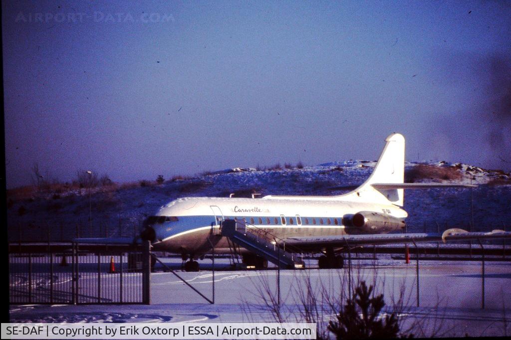 SE-DAF, 1962 Sud Aviation SE-210 Caravelle III C/N 112, ex. SE-DAF in ARN