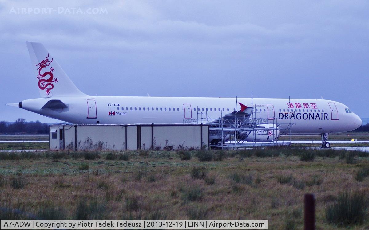 A7-ADW, 2008 Airbus A321-231 C/N 3369, Shannon
