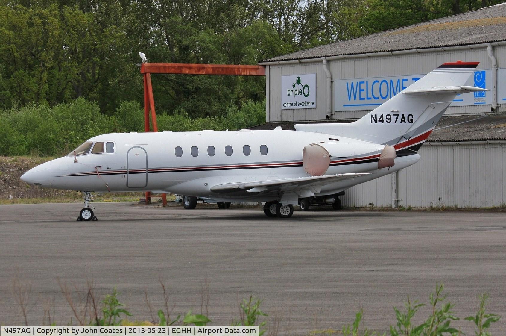 N497AG, 1999 Raytheon Hawker 800XP C/N 258439, ex CS-DNL Parked at JETS