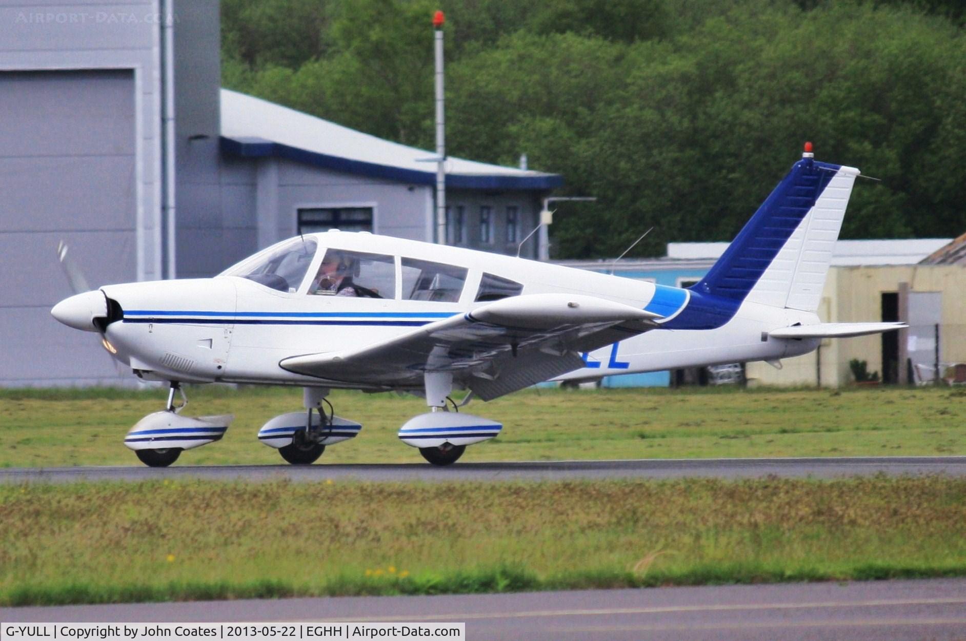 G-YULL, 1969 Piper PA-28-180 Cherokee C/N 28-5603, Rolling on 26