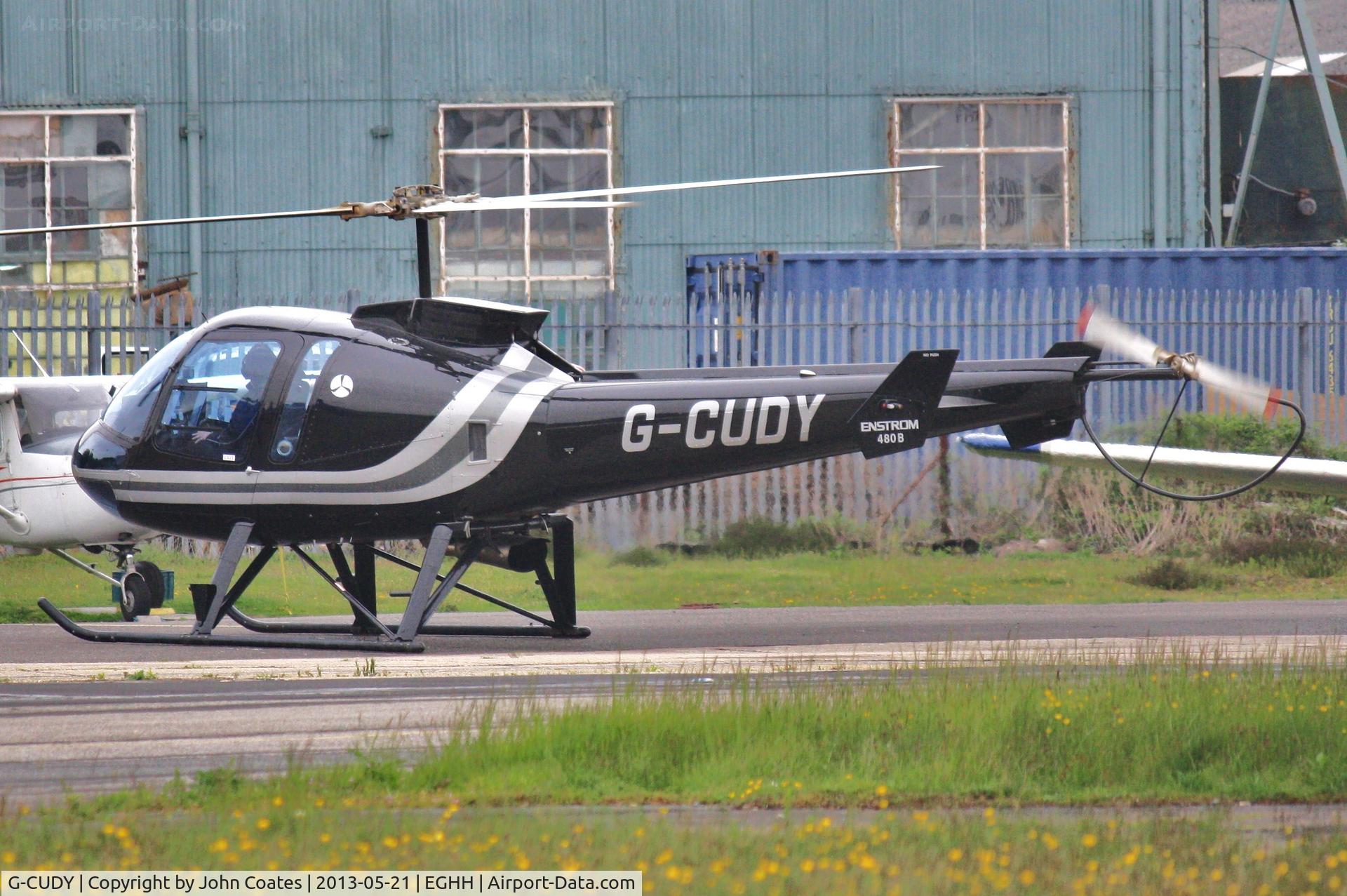 G-CUDY, 2005 Enstrom 480B C/N 5807, Parked at BHL