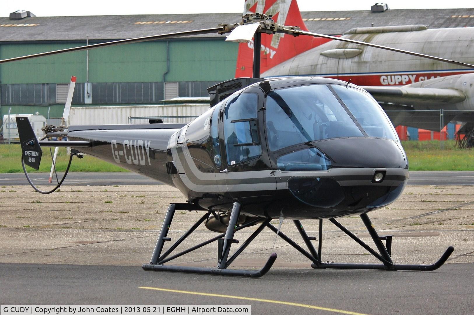 G-CUDY, 2005 Enstrom 480B C/N 5807, Parked at BHL
