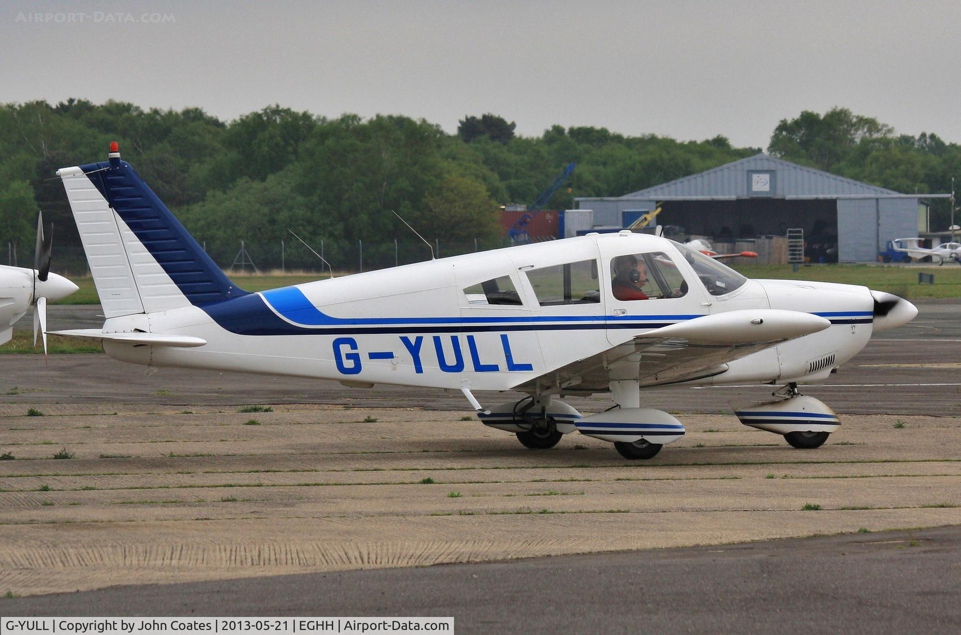 G-YULL, 1969 Piper PA-28-180 Cherokee C/N 28-5603, About to depart BHL