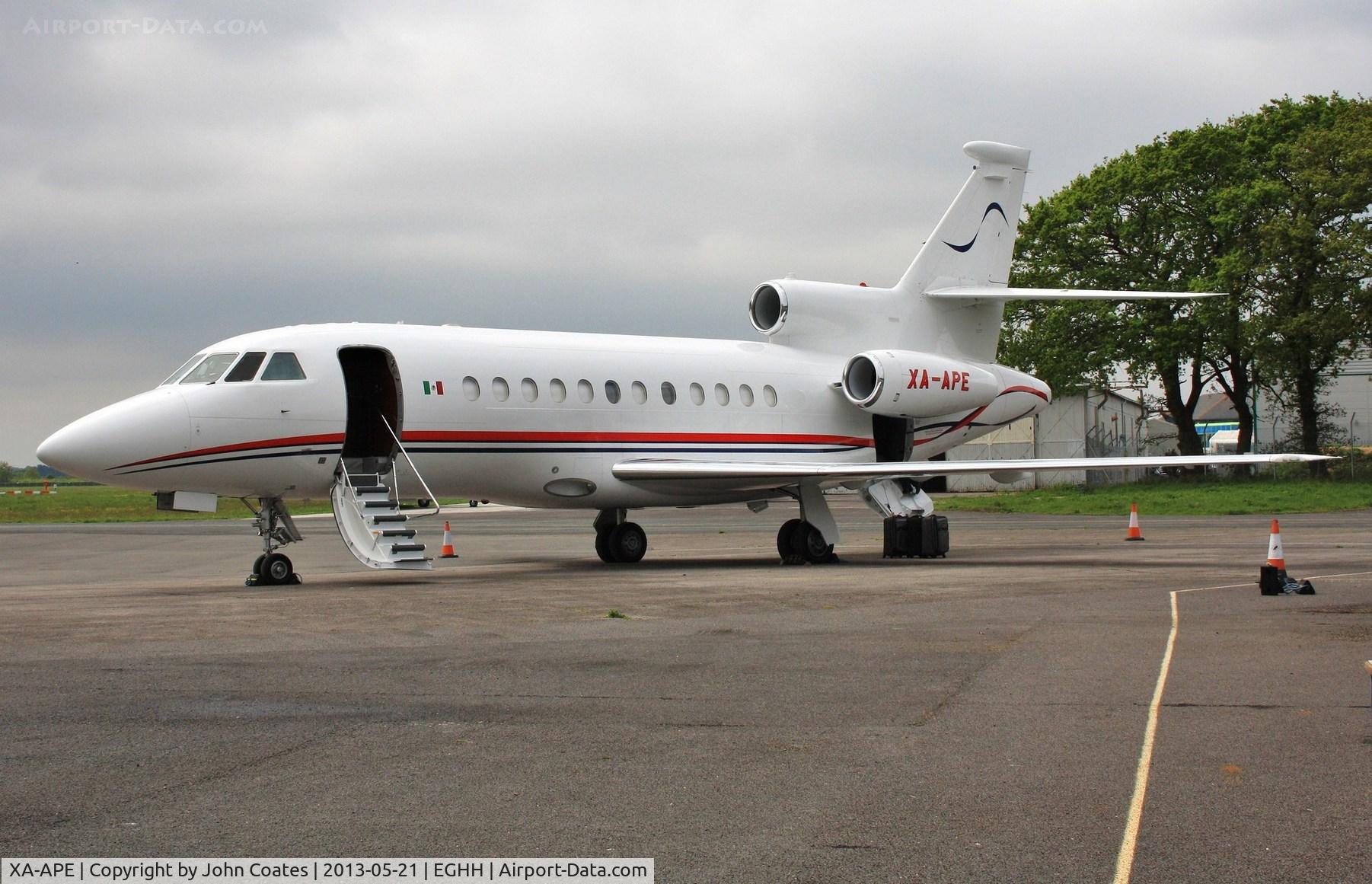 XA-APE, 1999 Dassault Falcon 900B C/N 178, Parked at Signatures