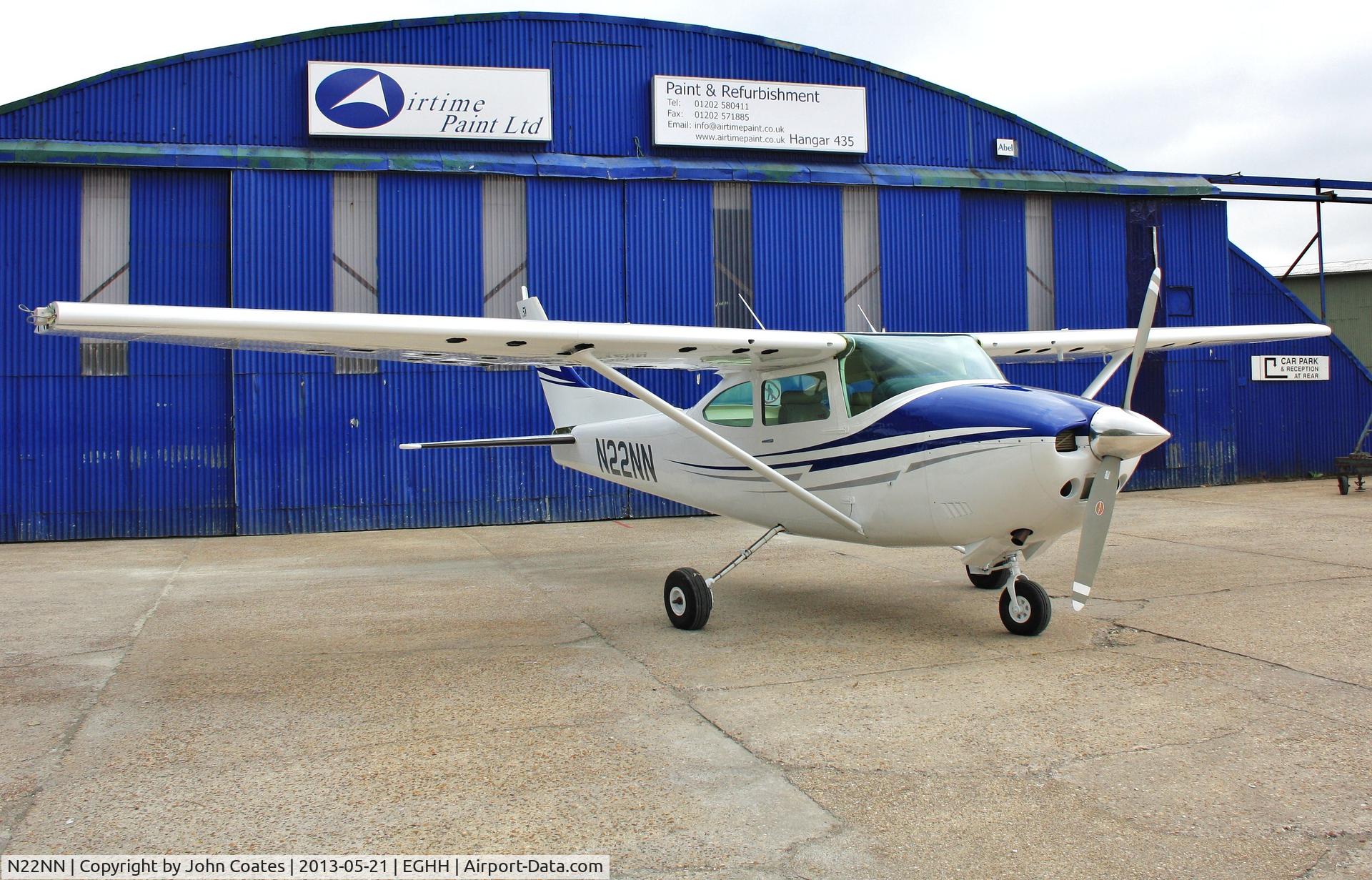 N22NN, 1975 Cessna 182P Skylane C/N 18263497, Outside paintshop after respray