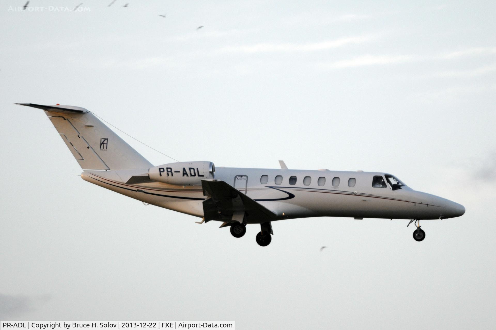 PR-ADL, 2008 Cessna 525B CitationJet CJ3 C/N 525B-0278, landing at FXE runway 8