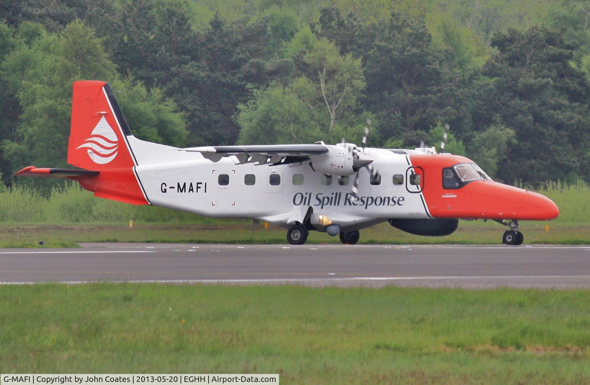 G-MAFI, 1986 Dornier 228-202K C/N 8115, Cobham resident waiting to enter 26