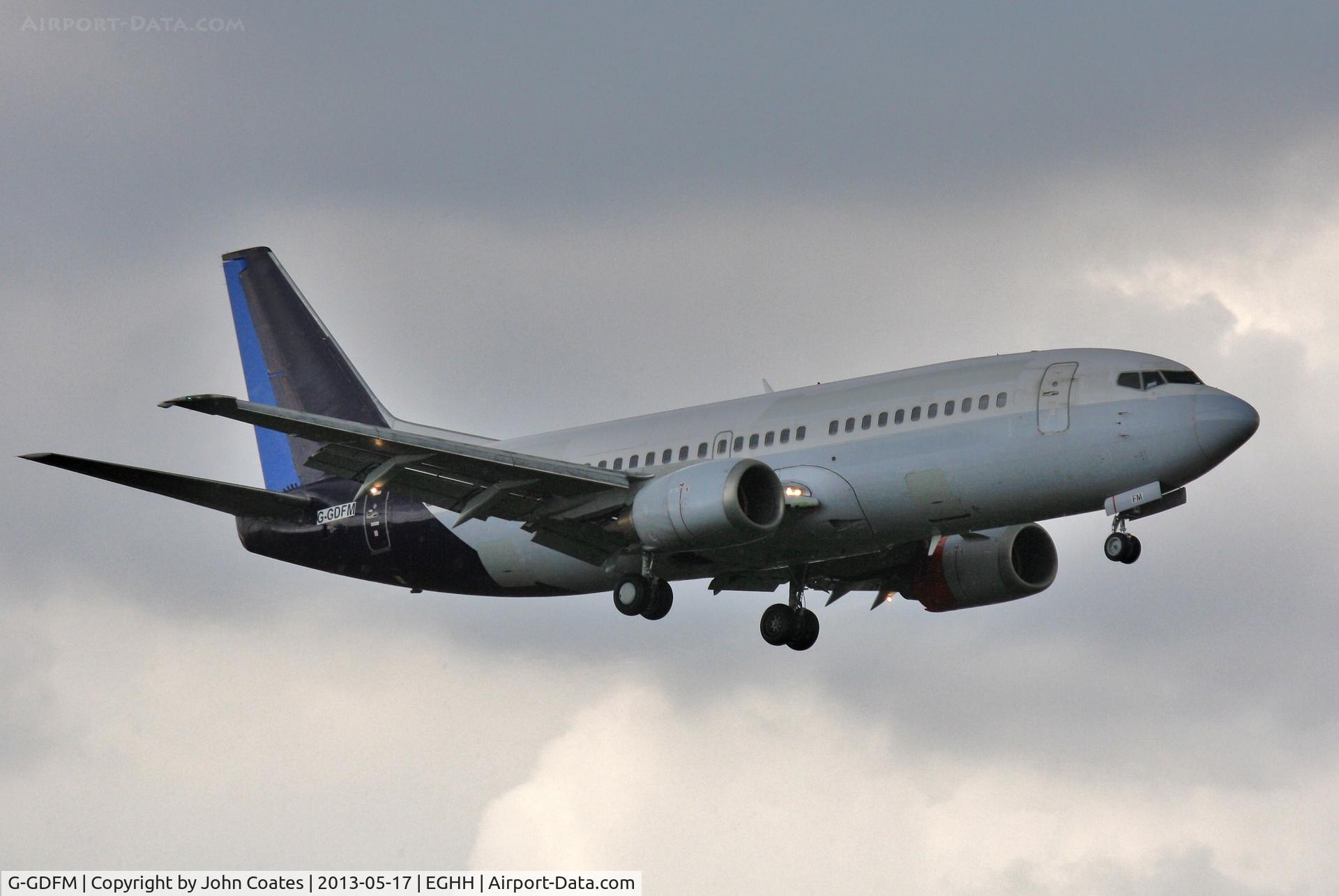 G-GDFM, 1998 Boeing 737-36N C/N 28586, Arriving for repaint to Jet 2 Hols scheme