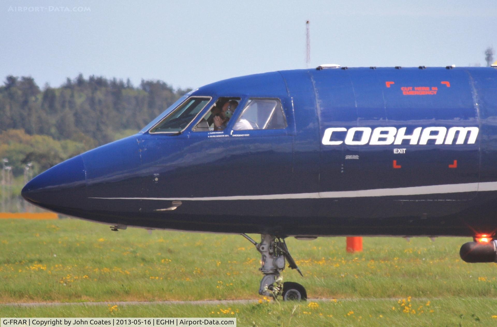 G-FRAR, 1969 Dassault Falcon (Mystere) 20DC C/N 209, Taxiing home