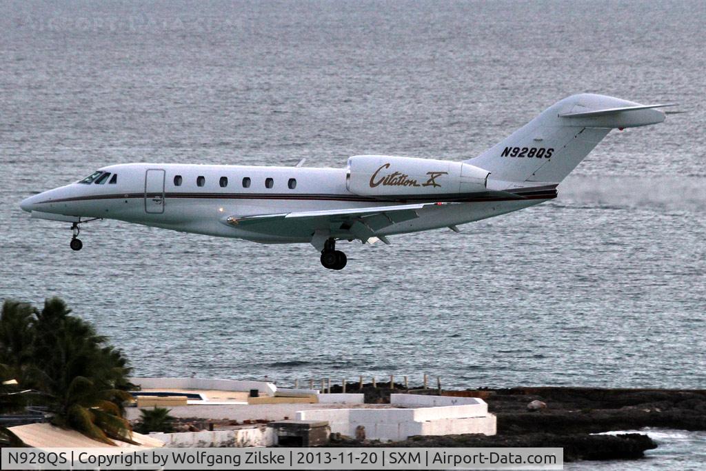 N928QS, 2008 Cessna 750 Citation X Citation X C/N 750-0288, From the Sonesta Hotel