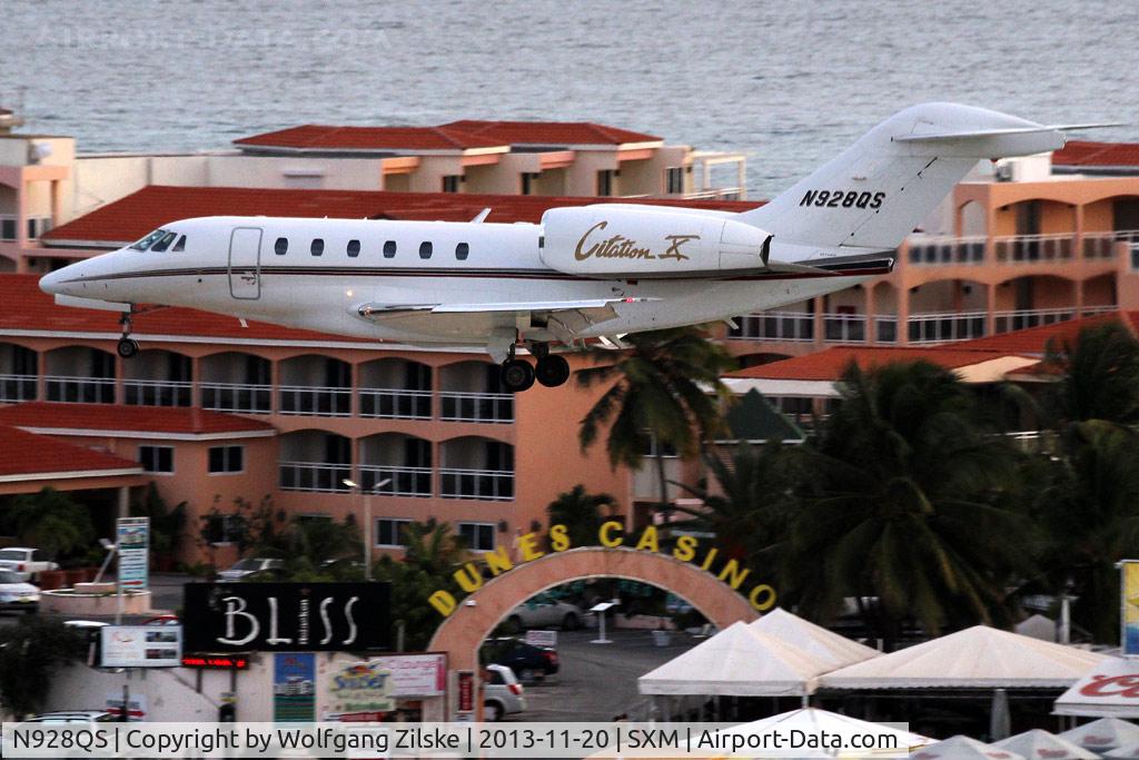 N928QS, 2008 Cessna 750 Citation X Citation X C/N 750-0288, From the Sonesta Hotel