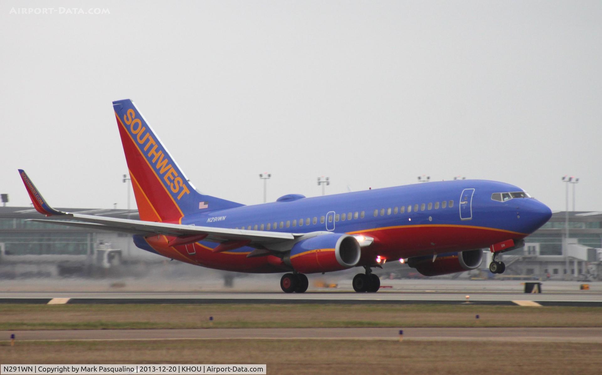 N291WN, 2007 Boeing 737-7H4 C/N 32539, Boeing 737-700