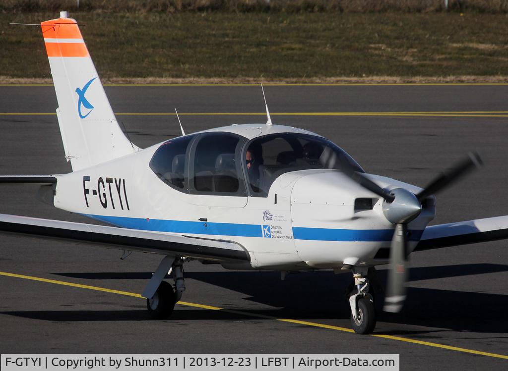 F-GTYI, Socata TB-20 C/N 2185, Arriving at the General Aviation area...