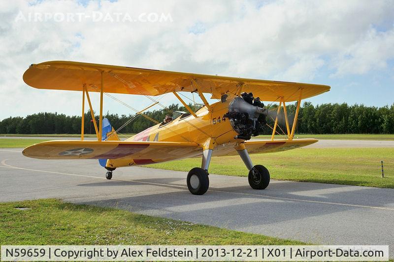 N59659, 1942 Boeing A75N1(PT17) C/N 75-4226, Everglades Airpark, FL