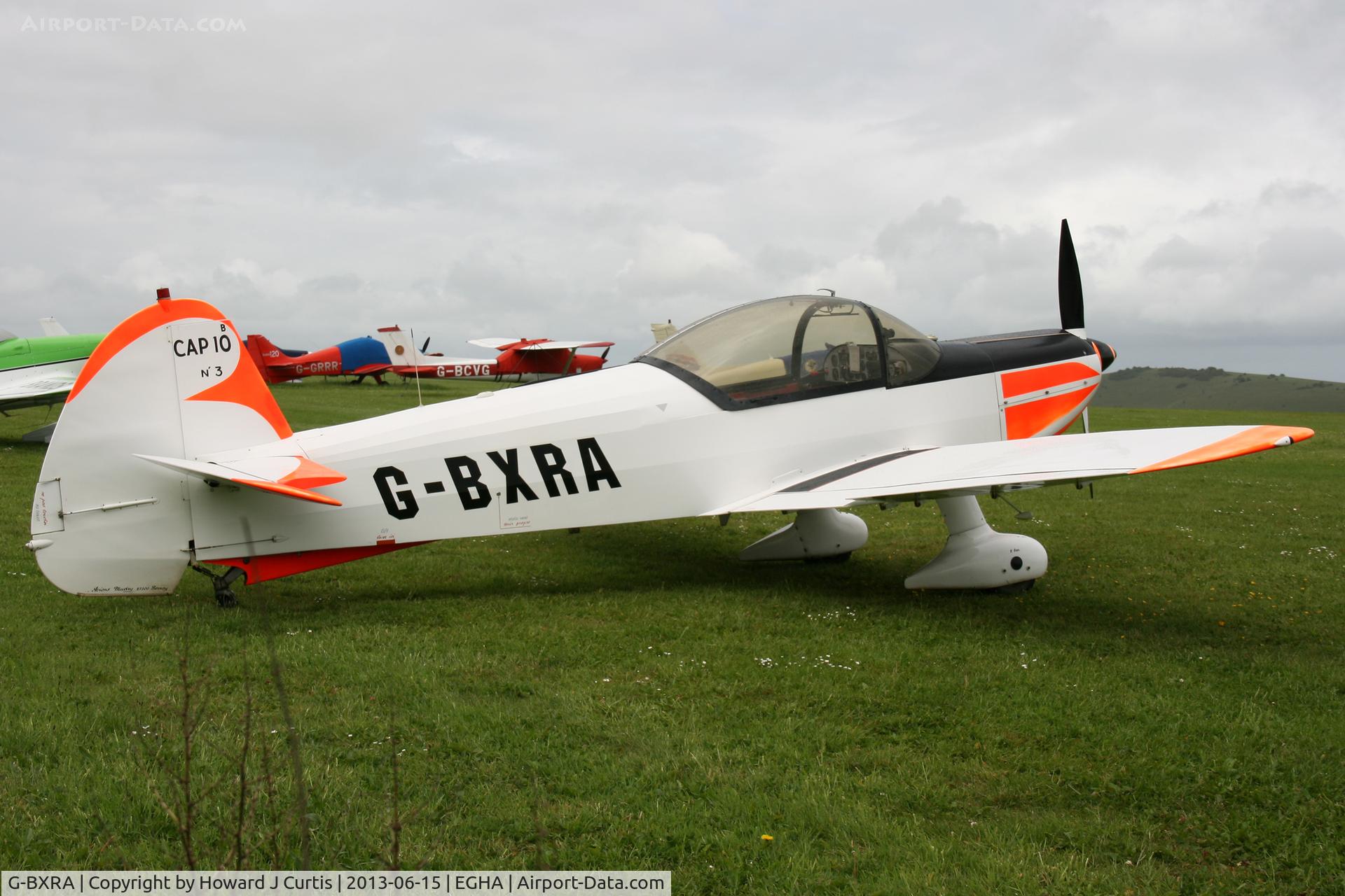 G-BXRA, 1971 Mudry CAP-10B C/N 3, Privately owned, at the aerobatic competition here.