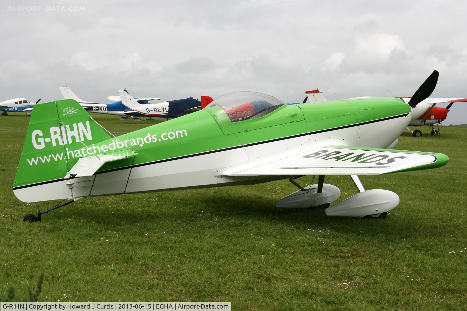 G-RIHN, 2004 Rihn DR-107 One Design C/N PFA 264-14201, Privately owned, at the aerobatic competition here.