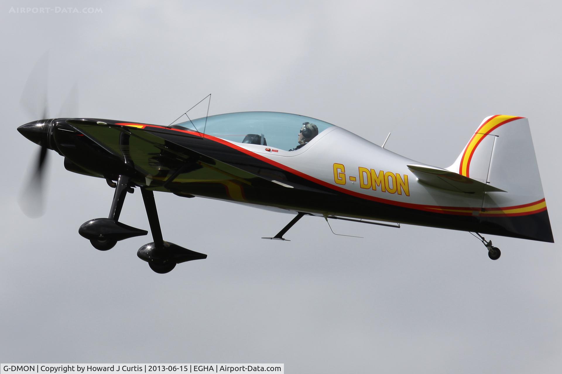 G-DMON, 2012 XtremeAir XA-42 Sbach 342 C/N 116, Privately owned, at the aerobatic competition here.