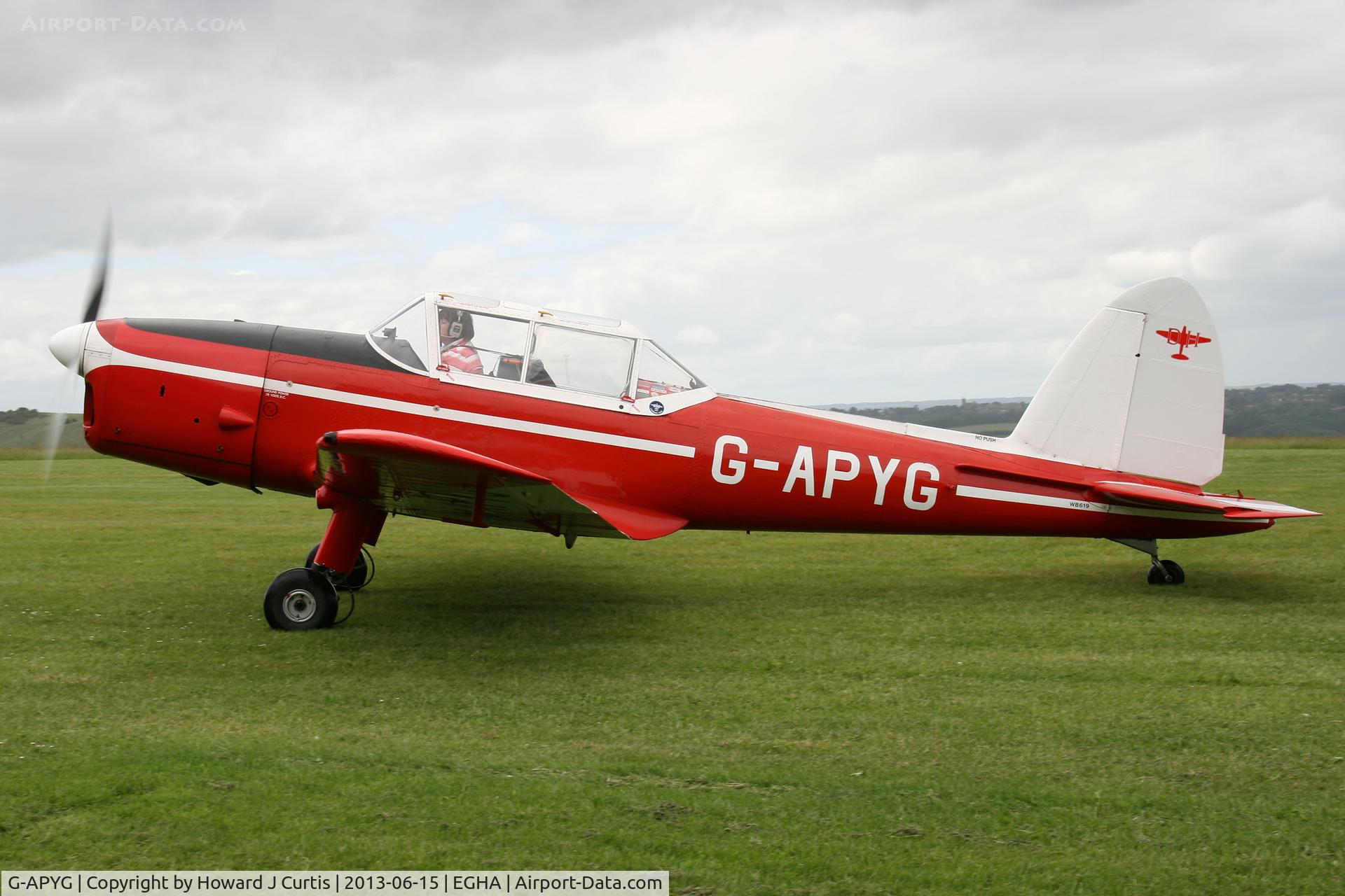 G-APYG, 1950 De Havilland DHC-1 Chipmunk T.10 C/N C1/0060, Privately owned. Ex WB619.