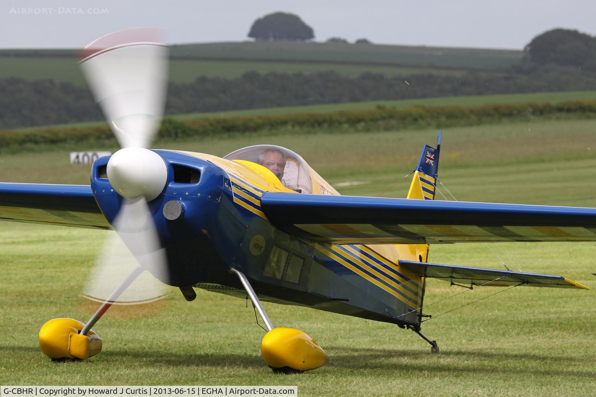 G-CBHR, 1993 Stephens Akro Laser Z200 C/N Q056, Privately owned, at the aerobatic competition here.