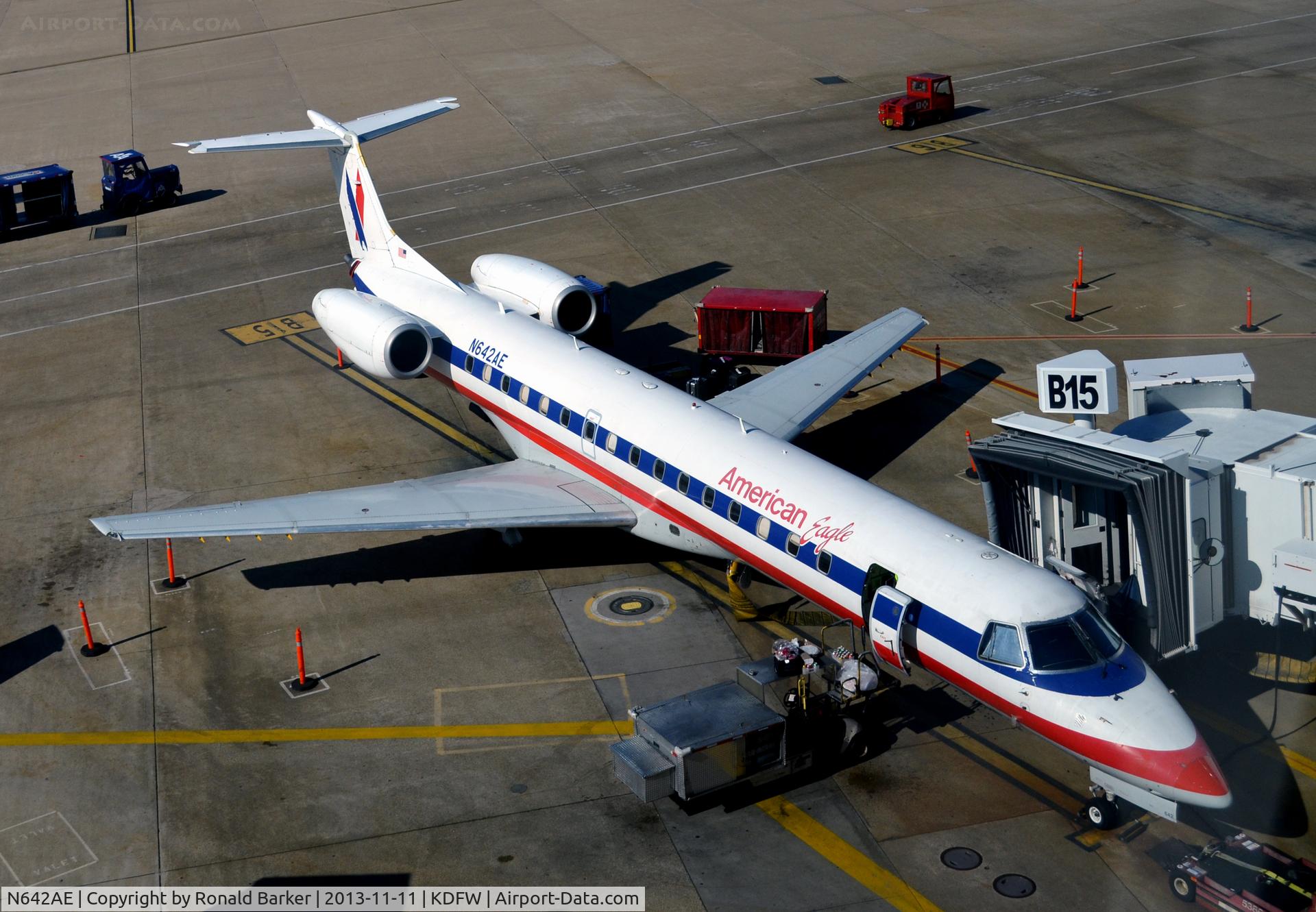 N642AE, 1999 Embraer ERJ-145LR (EMB-145LR) C/N 145193, Gate B15  DFW