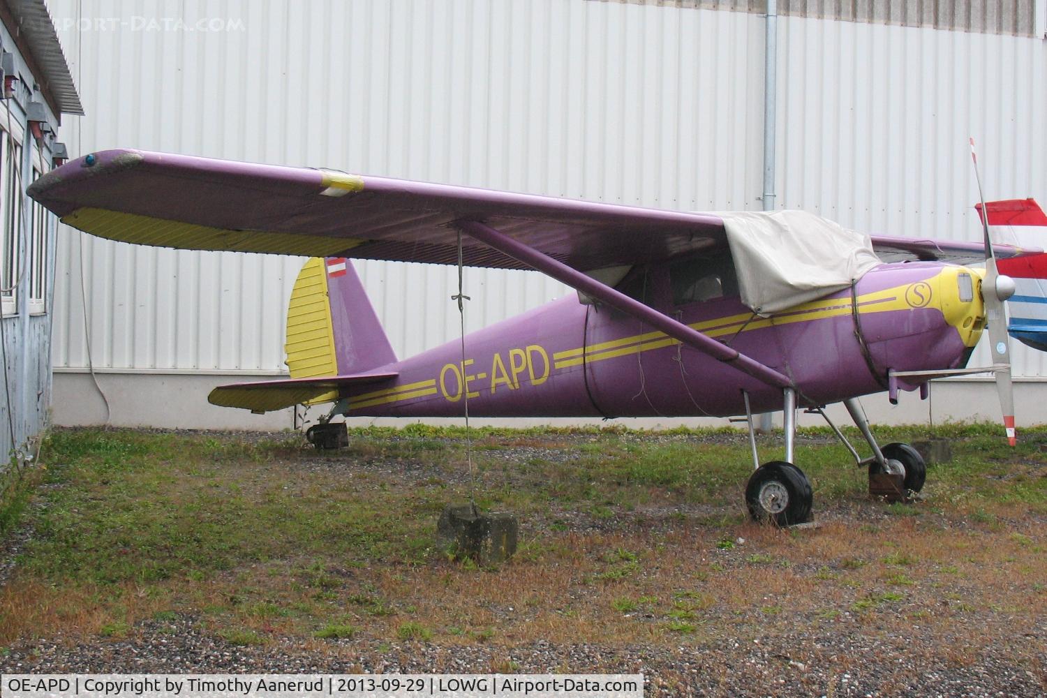 OE-APD, 1948 Luscombe 8F Silvaire C/N 6012, Luscombe 8F, c/n: 6012