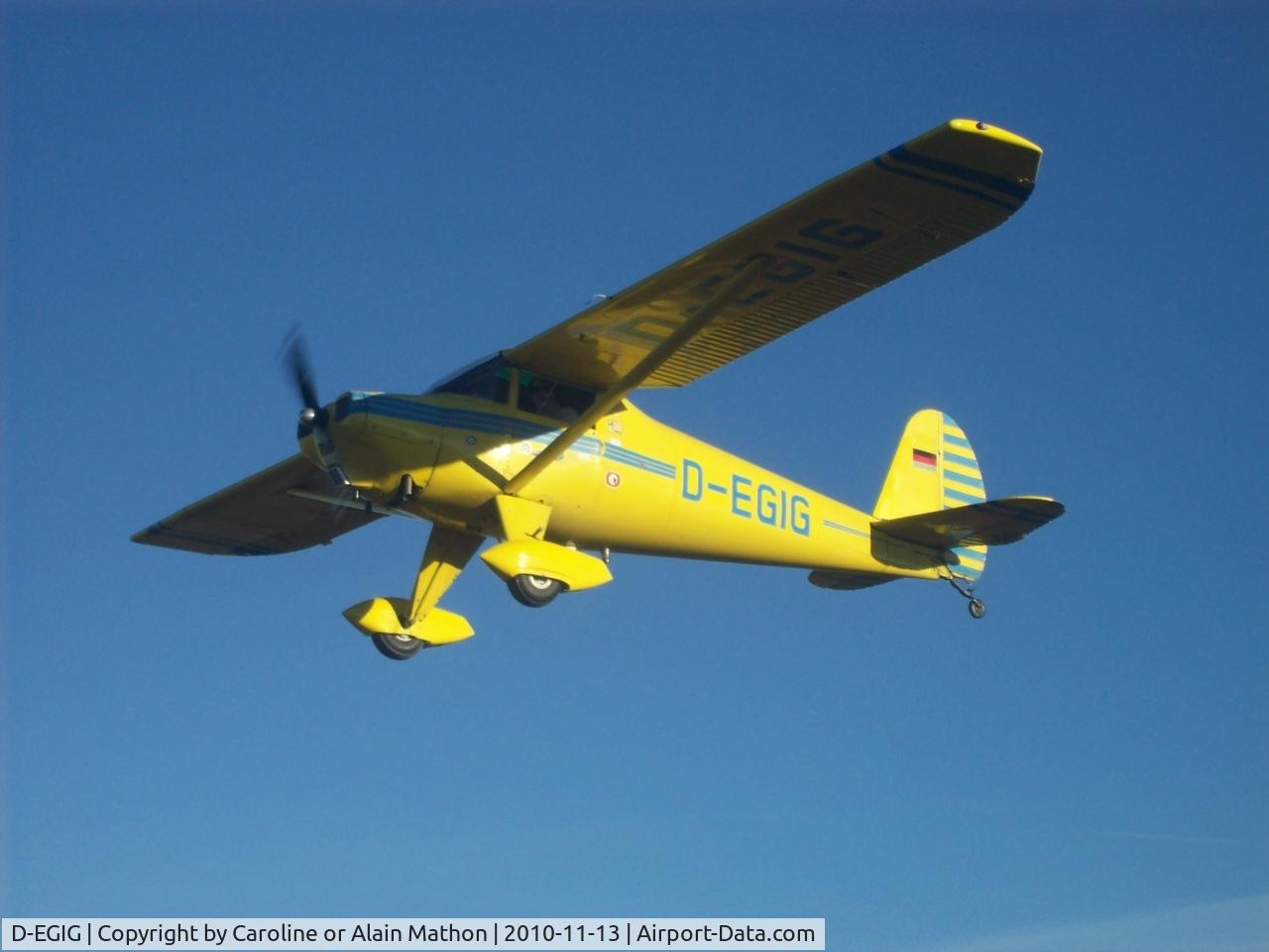 D-EGIG, 1946 Luscombe 8F Silvaire C/N 4252, D-EGIG in flight