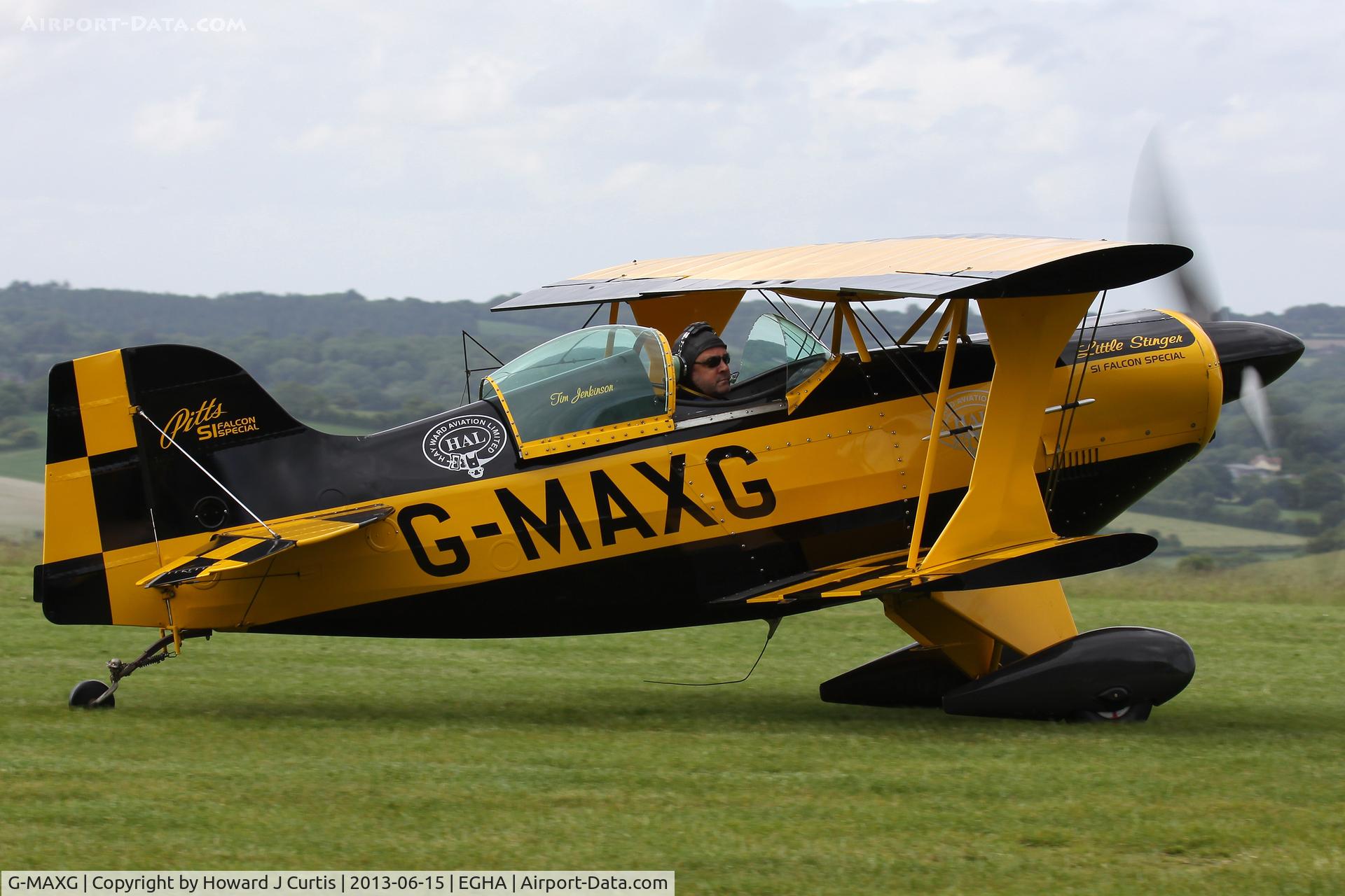 G-MAXG, 2001 Pitts S-1S Special C/N PFA 009-13233, Privately owned, at the aerobatic competition here.