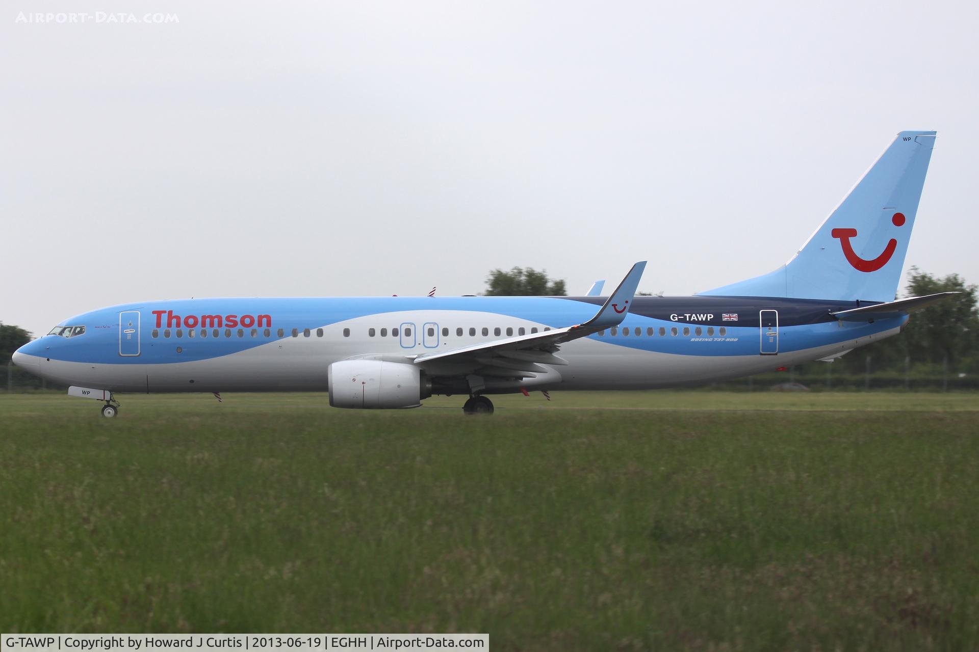 G-TAWP, 2013 Boeing 737-8K5 C/N 37257, Thomson Airways.