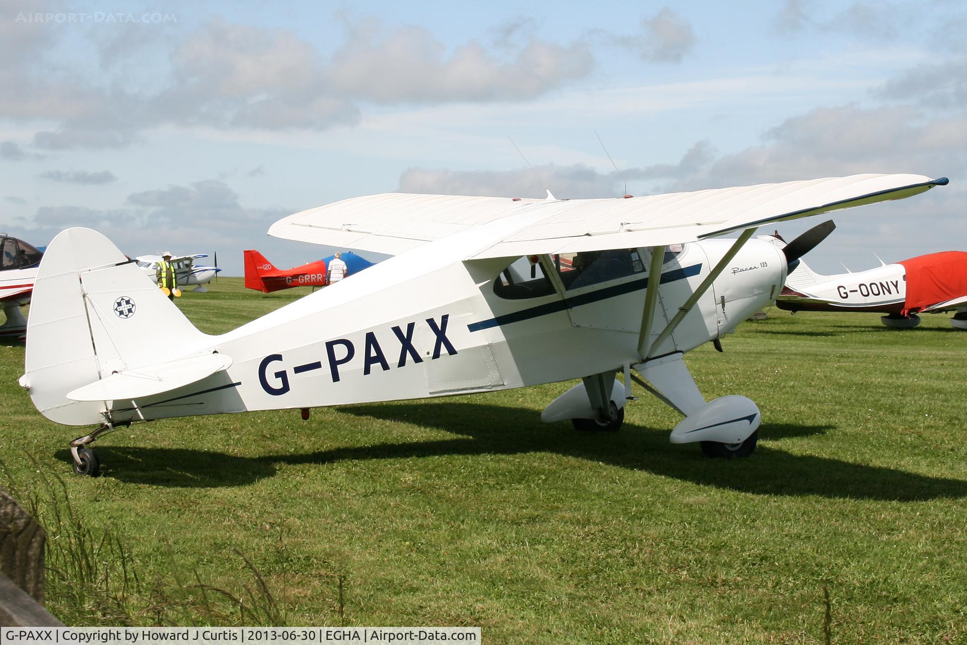 G-PAXX, 1954 Piper PA-20-135 Pacer Pacer C/N 20-1107, Privately owned, at the Pooley's Day Fly-In.