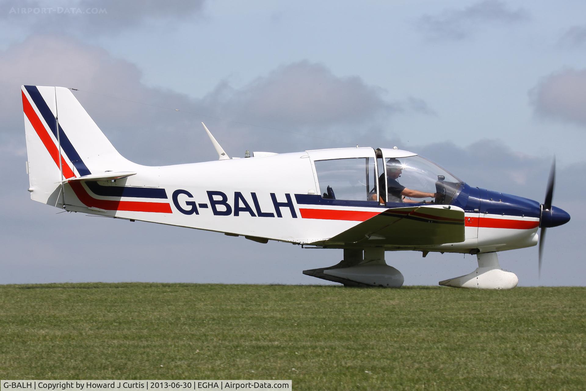 G-BALH, 1972 Robin DR-400-140B Major C/N 766, Privately owned, at the Pooley's Day Fly-In.