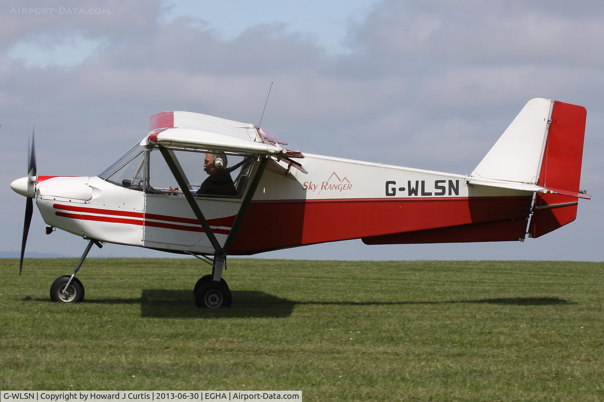 G-WLSN, 2005 Skyranger 912S(1) C/N BMAA/HB/474, Privately owned, at the Pooley's Day Fly-In.