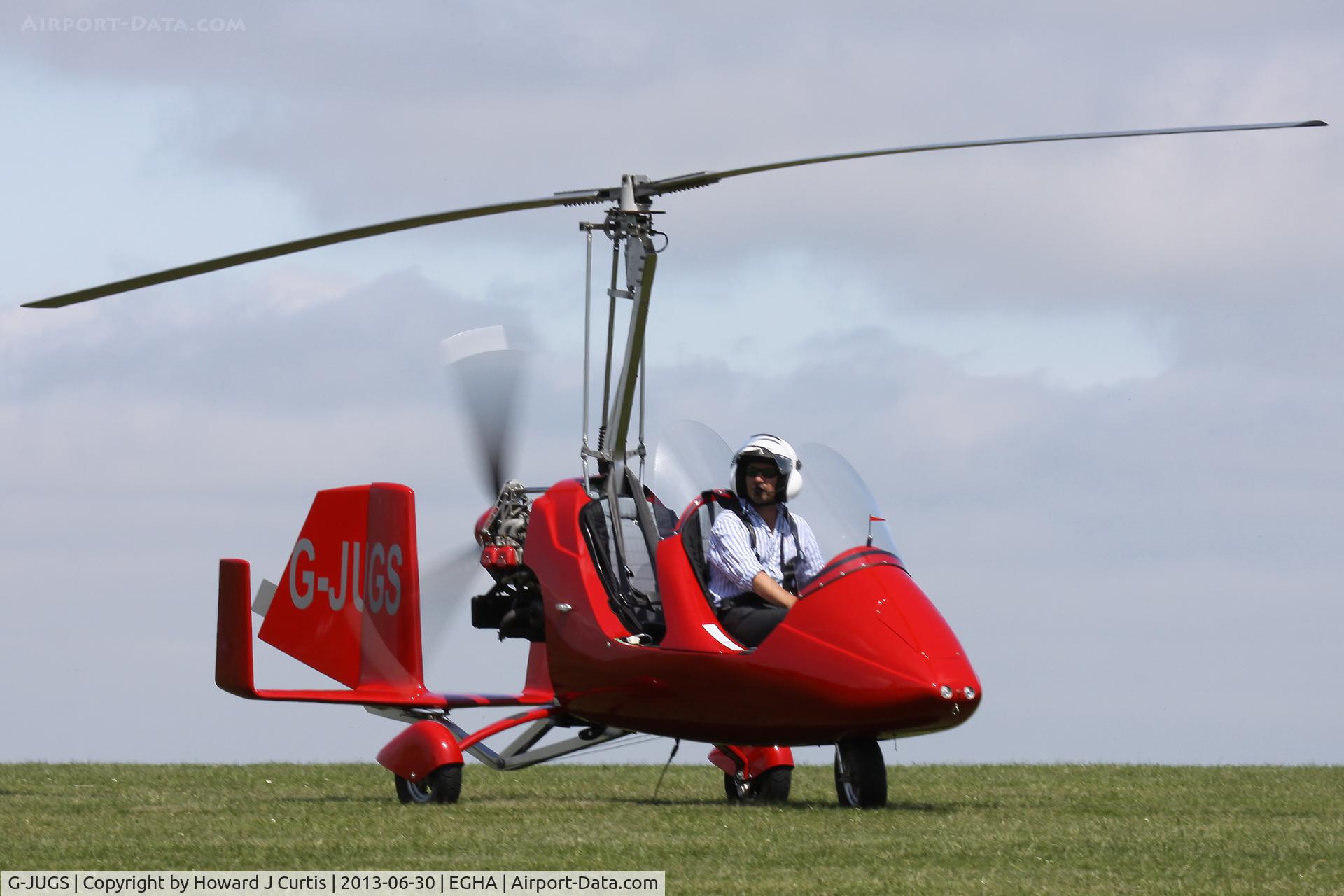 G-JUGS, 2009 Rotorsport UK MTOSport C/N RSUK/MTOS/018, Privately owned, at the Pooley's Day Fly-In.