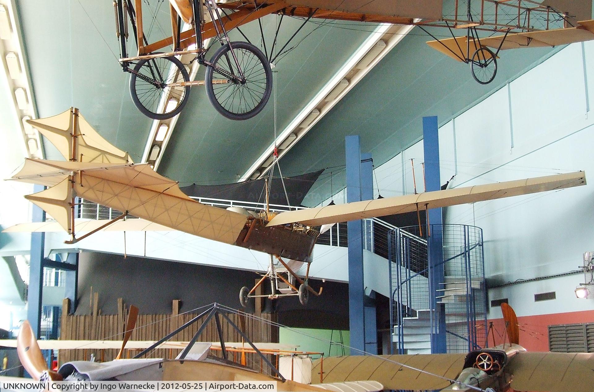 UNKNOWN, 1909 Levavasseur Antoinette VII partial reconstruction C/N unknown, Levavasseur Antoinette VII (original fuselage/engine + wings and tail built after WW2 to original drawings) at the Musee de l'Air, Paris/Le Bourget