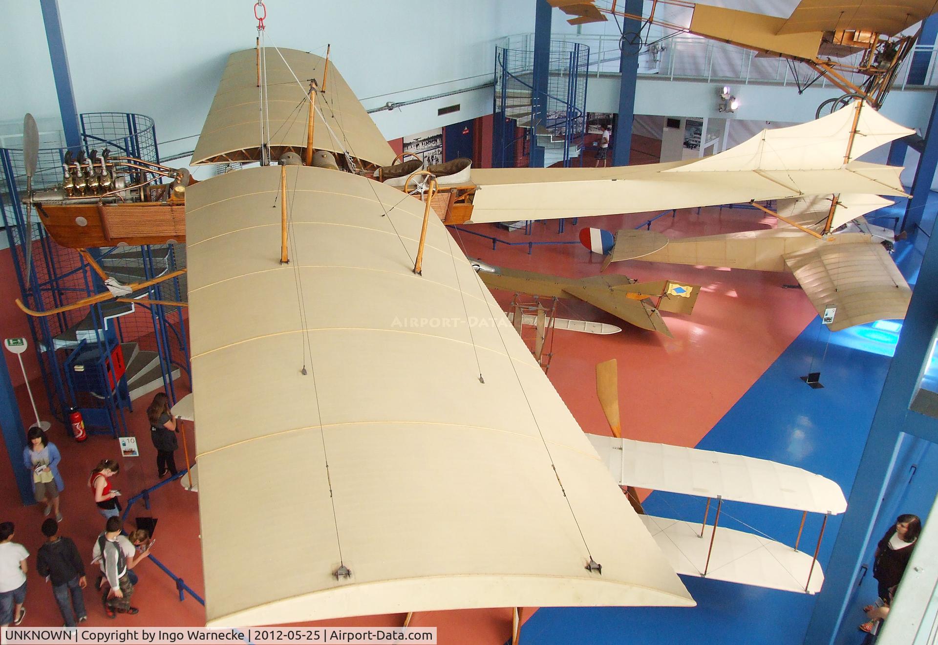 UNKNOWN, 1909 Levavasseur Antoinette VII partial reconstruction C/N unknown, Levavasseur Antoinette VII (original fuselage/engine + wings and tail built after WW2 to original drawings) at the Musee de l'Air, Paris/Le Bourget