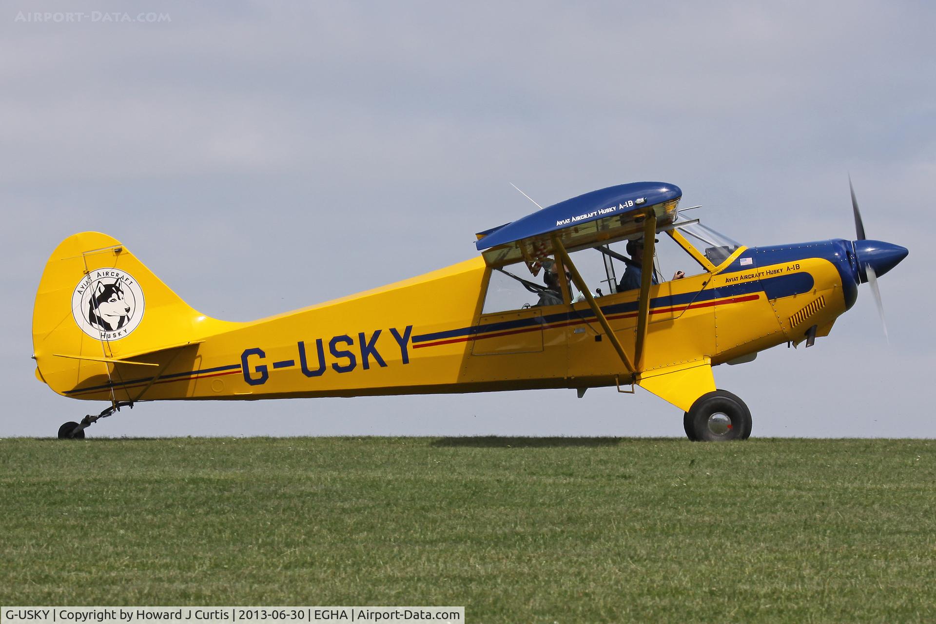 G-USKY, 2004 Aviat A-1B Husky C/N 2261, Privately owned, at the Pooley's Day Fly-In.