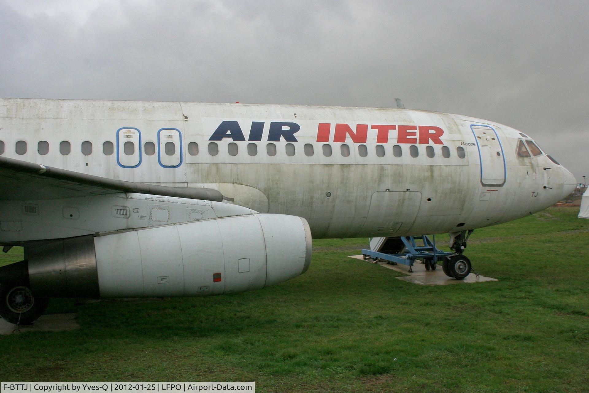 F-BTTJ, 1975 Dassault Mercure 100 C/N 10, Dassault Mercure 100, Delta Athis Museum, Paray near Paris-Orly Airport.