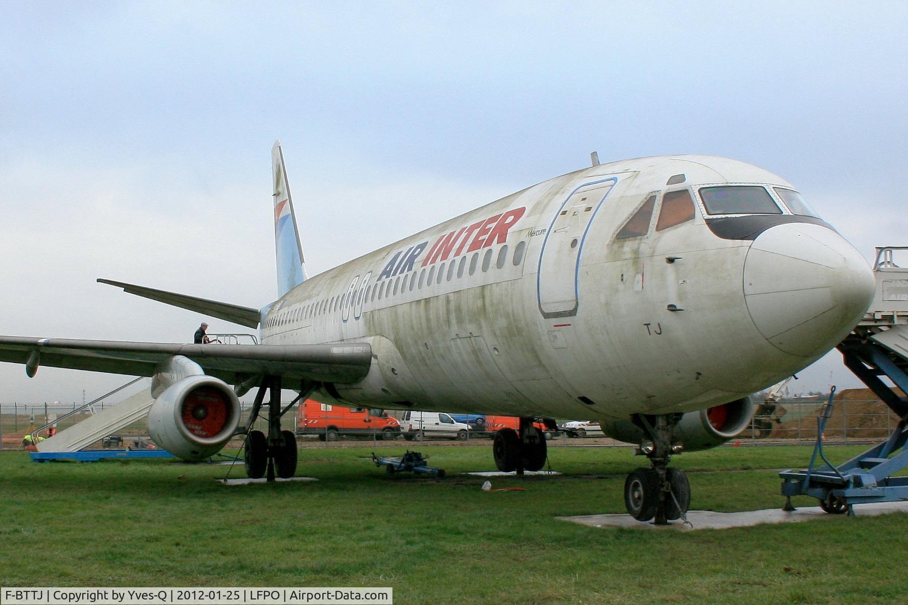 F-BTTJ, 1975 Dassault Mercure 100 C/N 10, Dassault Mercure 100, Delta Athis Museum, Paray near Paris-Orly Airport.