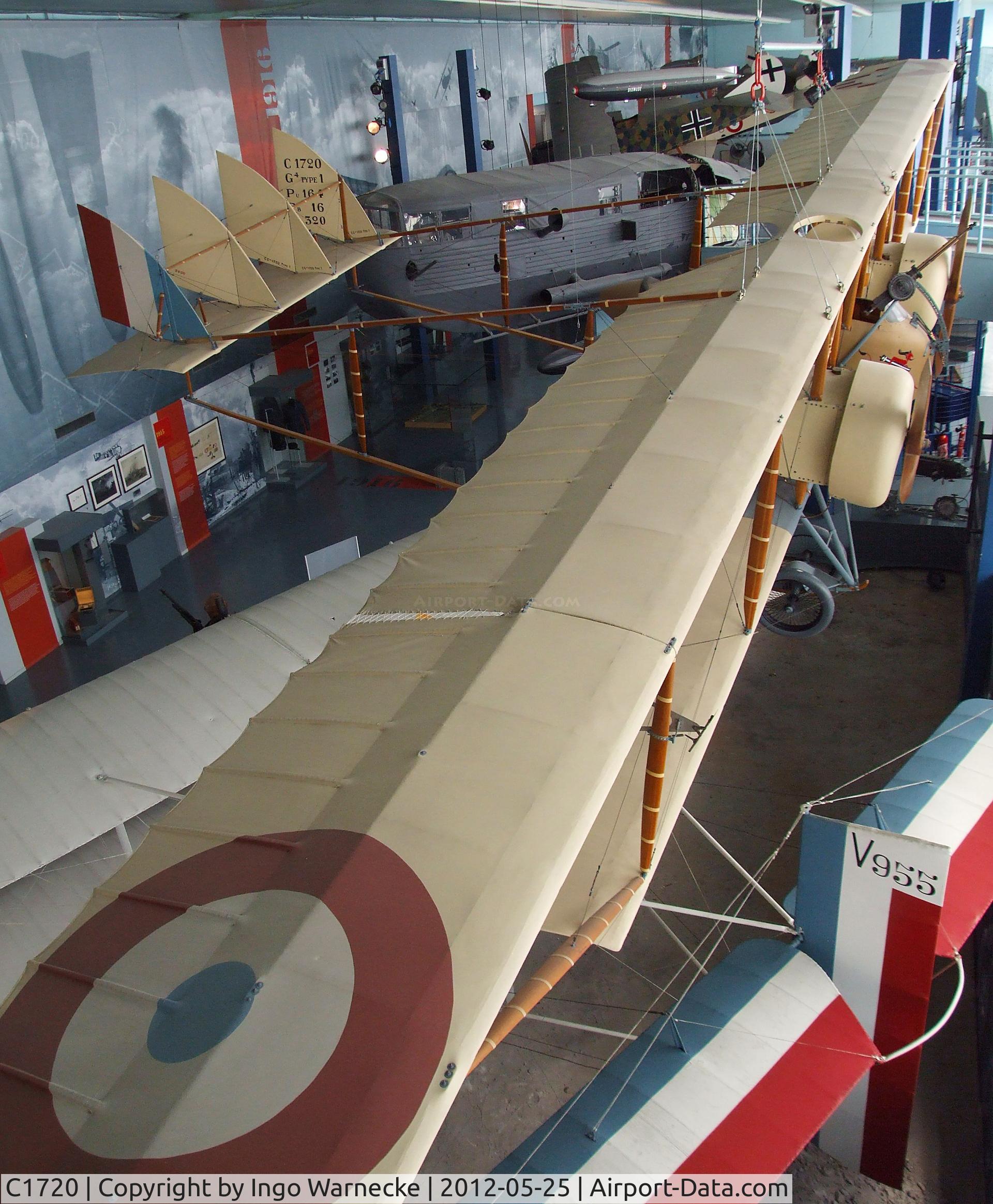 C1720, Caudron G.4 C/N Not found, Caudron G.4 at the Musee de l'Air, Paris/Le Bourget