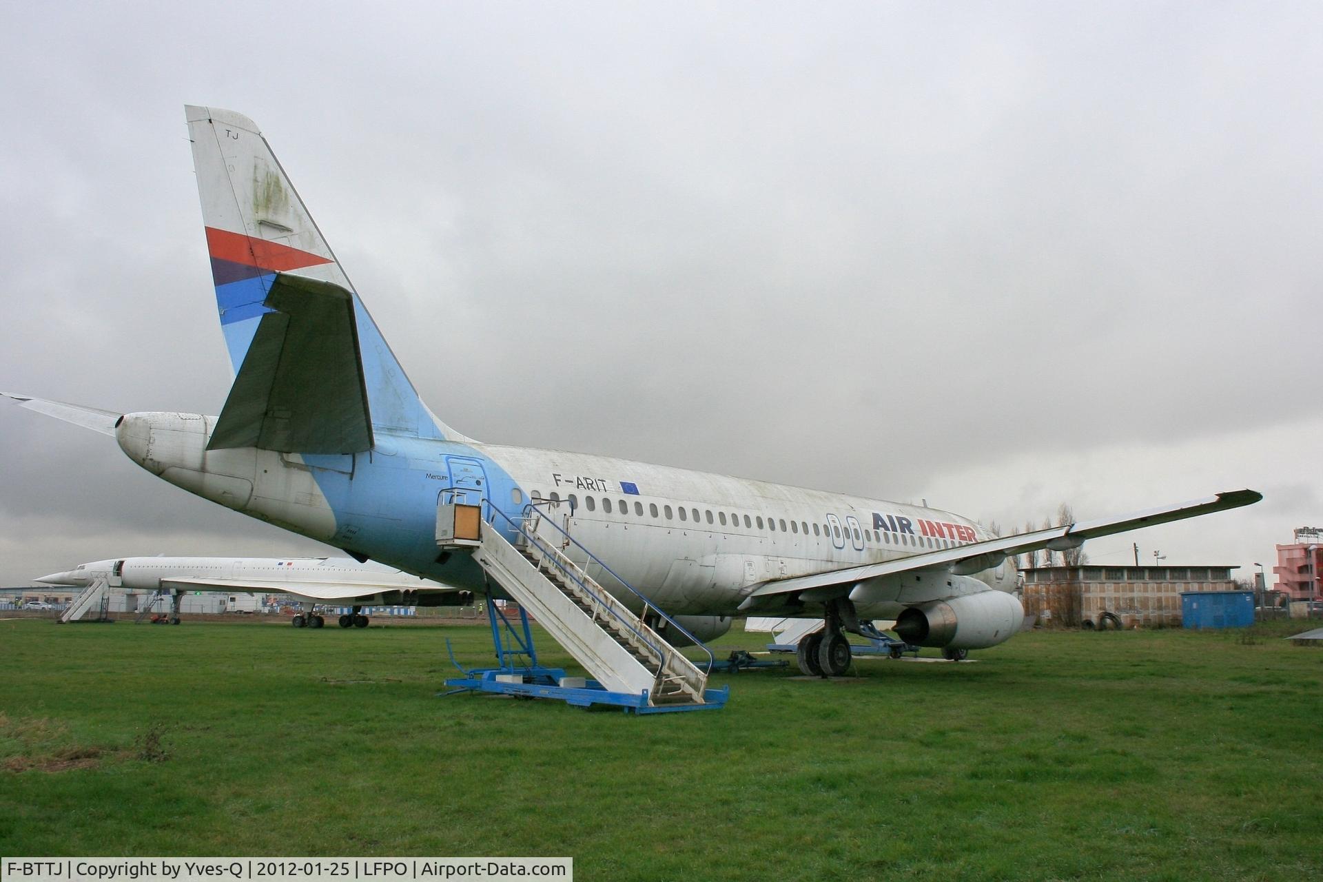 F-BTTJ, 1975 Dassault Mercure 100 C/N 10, Dassault Mercure 100, Delta Athis Museum, Paray near Paris-Orly Airport.