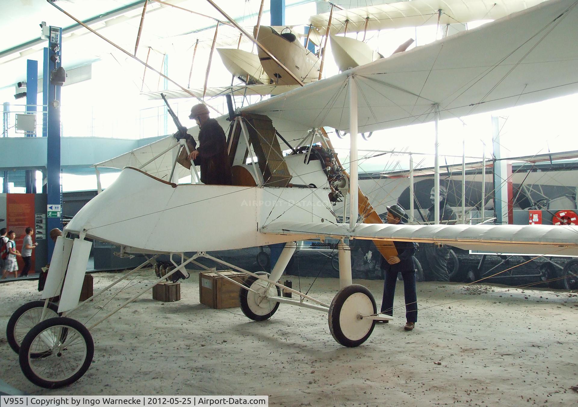 V955, 1915 Voisin LAS C/N Not found V955, Voisin LAS / LA.5 at the Musee de l'Air, Paris/Le Bourget