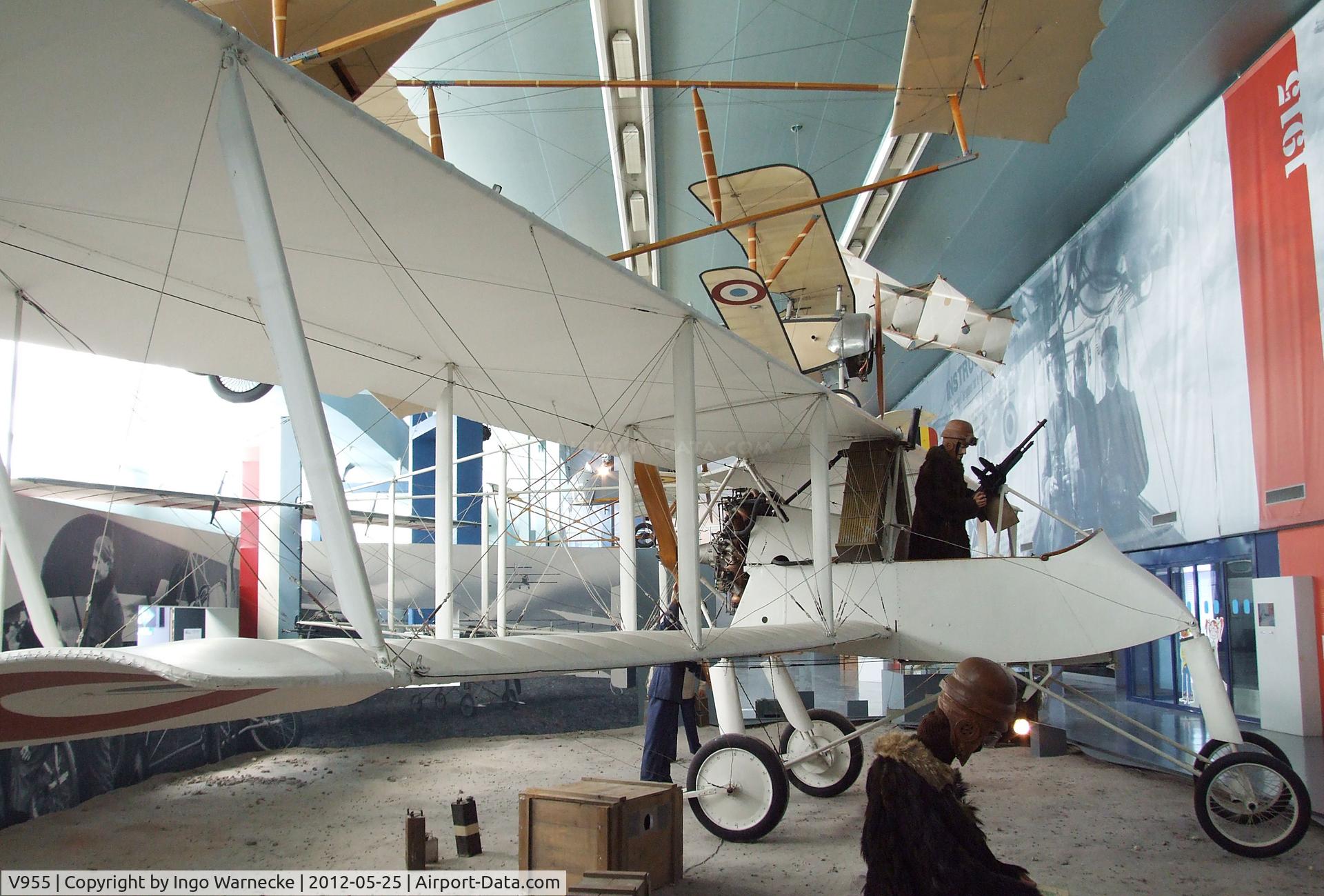 V955, 1915 Voisin LAS C/N Not found V955, Voisin LAS / LA.5 at the Musee de l'Air, Paris/Le Bourget