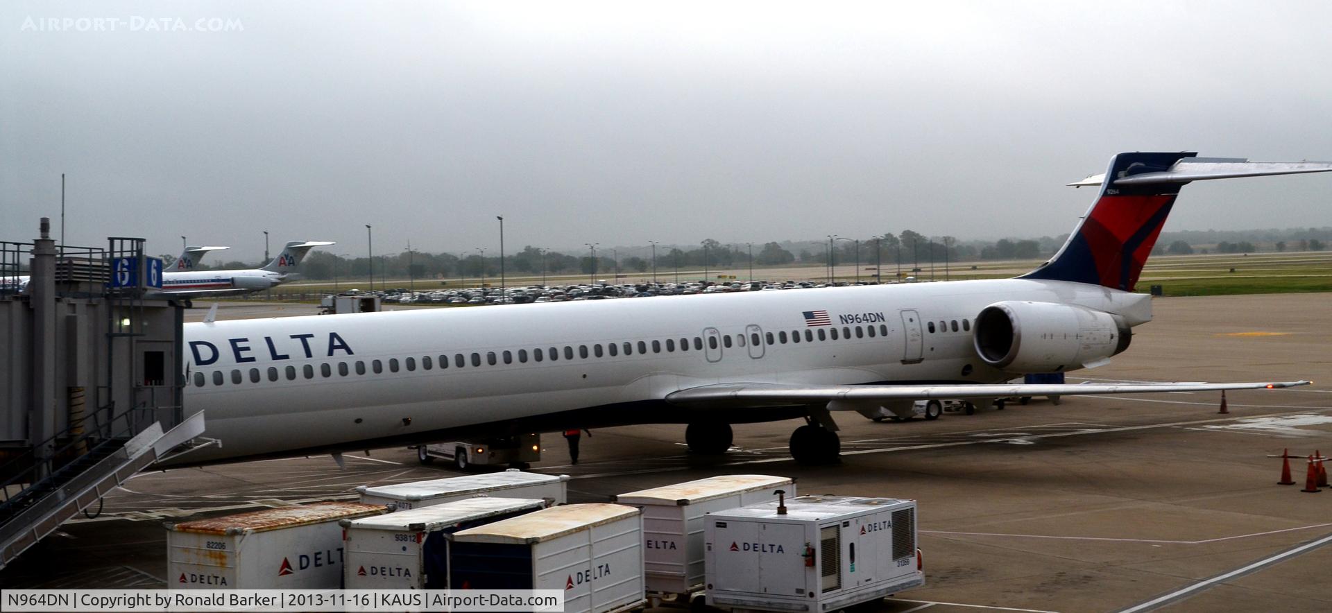 N964DN, McDonnell Douglas MD-90-30 C/N 60001, Gate 6 Austin
