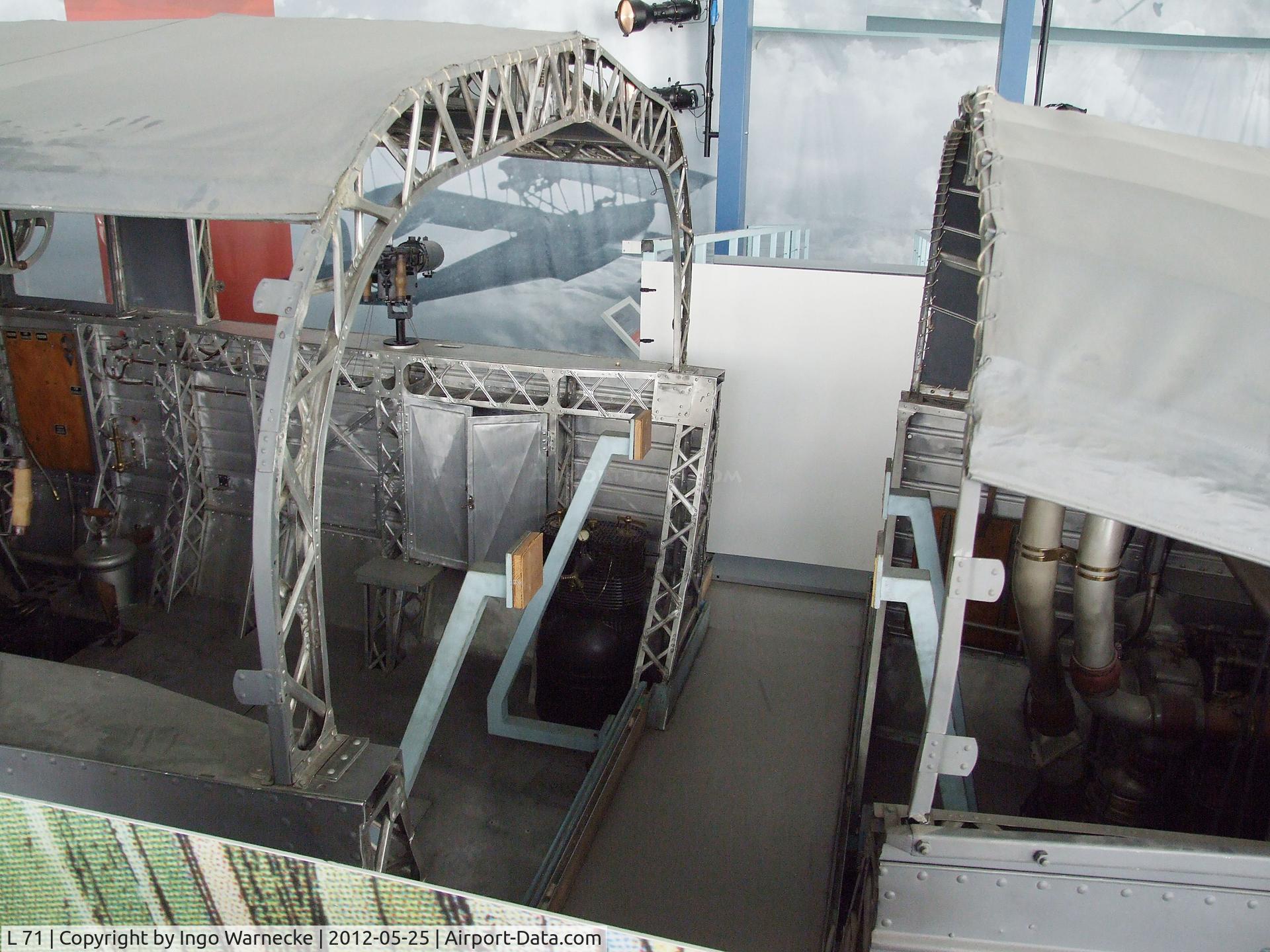 L 71, 1918 Zeppelin LZ 113 C/N LZ 113, Zeppelin LZ 113 (aft nacelle only) at the Musee de l'Air, Paris/Le Bourget  #i