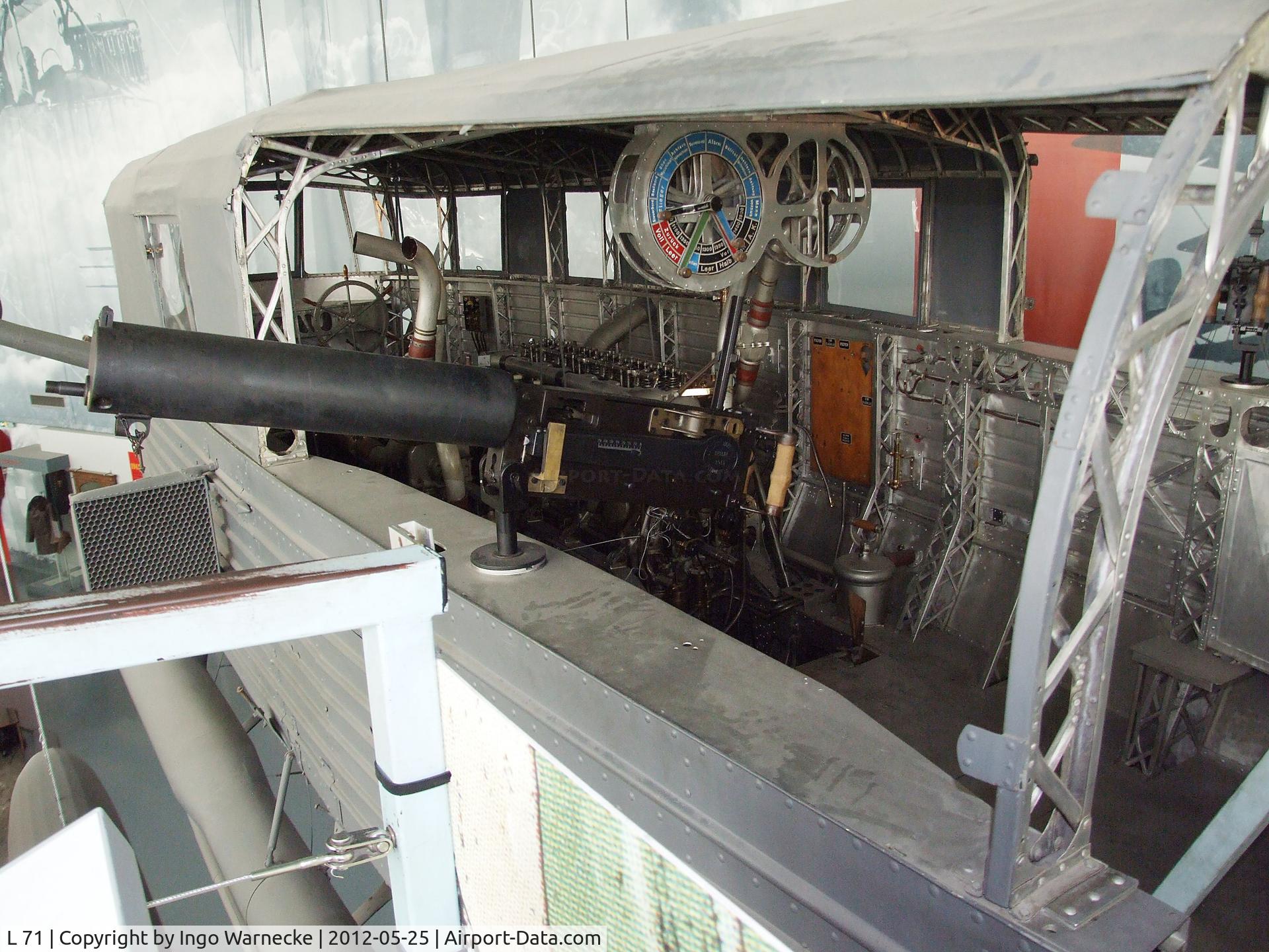 L 71, 1918 Zeppelin LZ 113 C/N LZ 113, Zeppelin LZ 113 (aft nacelle only) at the Musee de l'Air, Paris/Le Bourget  #i