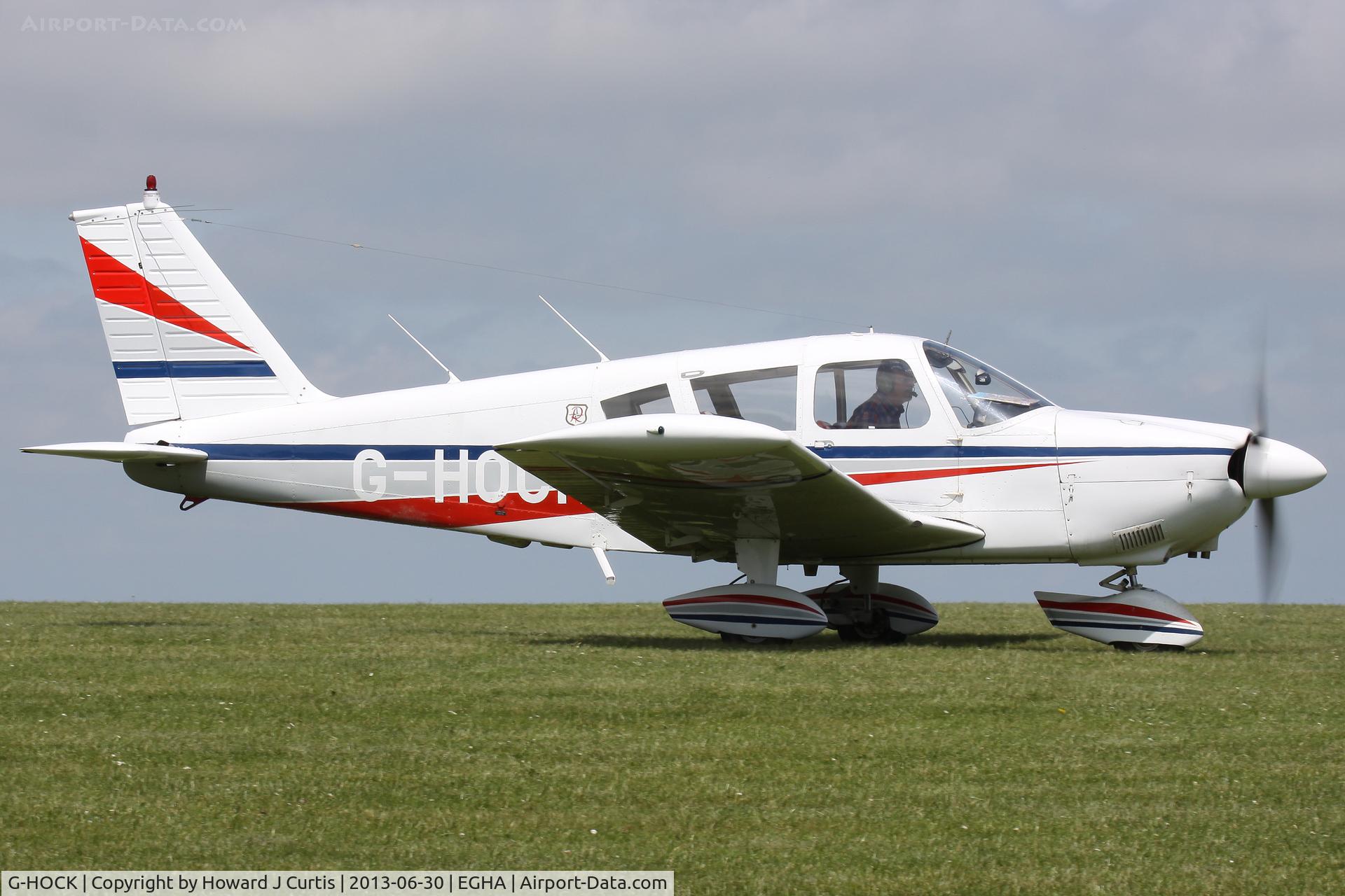 G-HOCK, 1967 Piper PA-28-180 Cherokee C/N 28-4395, Privately owned, at the Pooley's Day Fly-In.