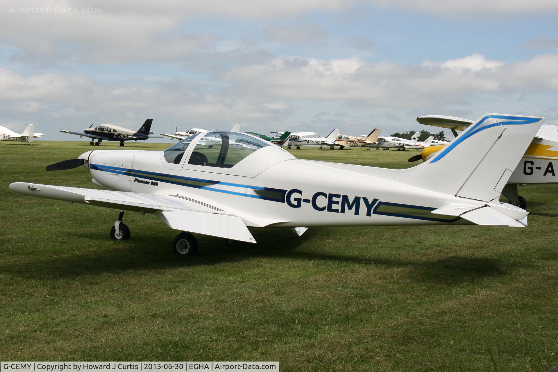 G-CEMY, 2007 Alpi Aviation Pioneer 300 C/N PFA 330-14440, Privately owned, at the Pooley's Day Fly-In.