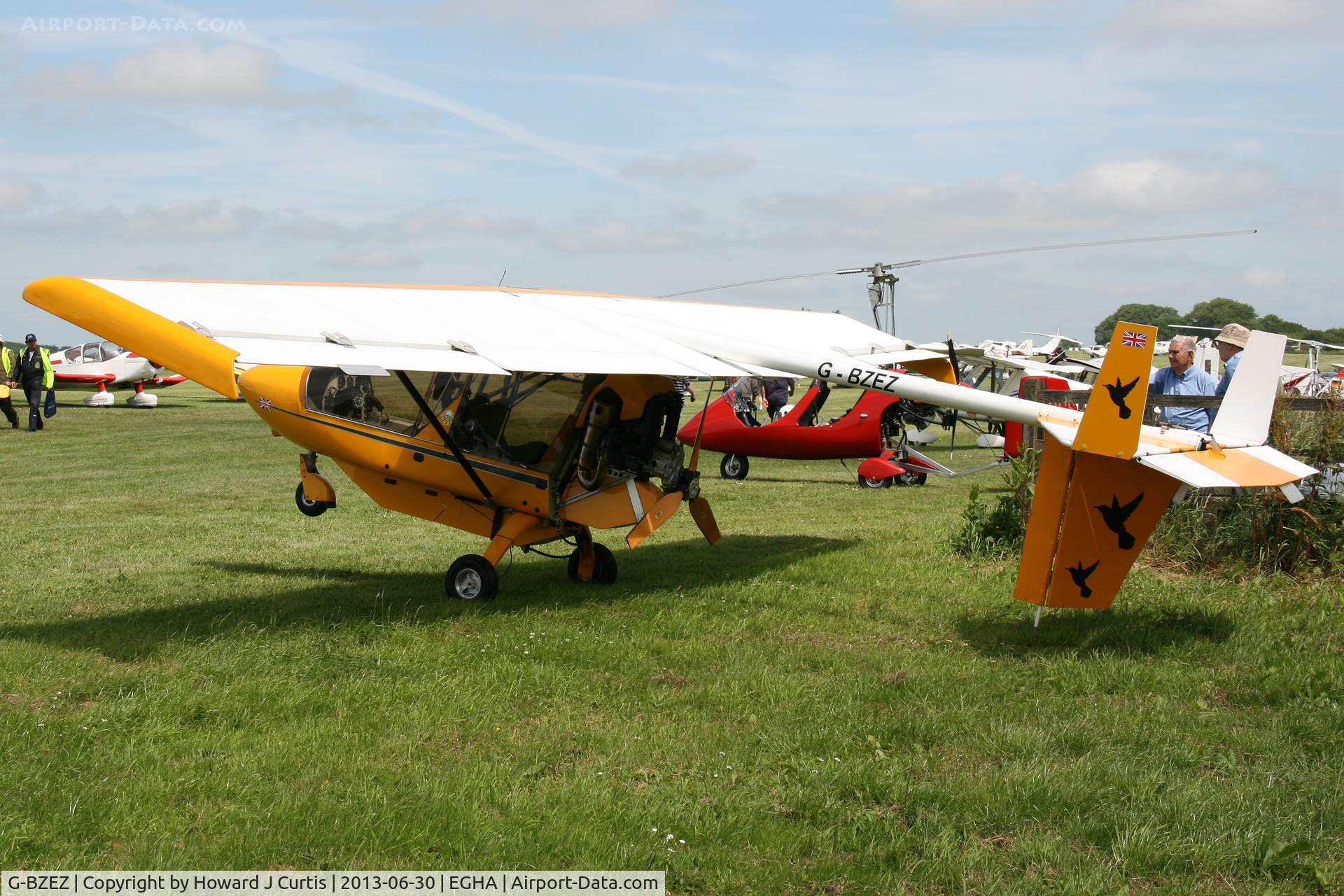 G-BZEZ, 2000 CFM Streak Shadow SA C/N PFA 206-13503, Privately owned, at the Pooley's Day Fly-In.