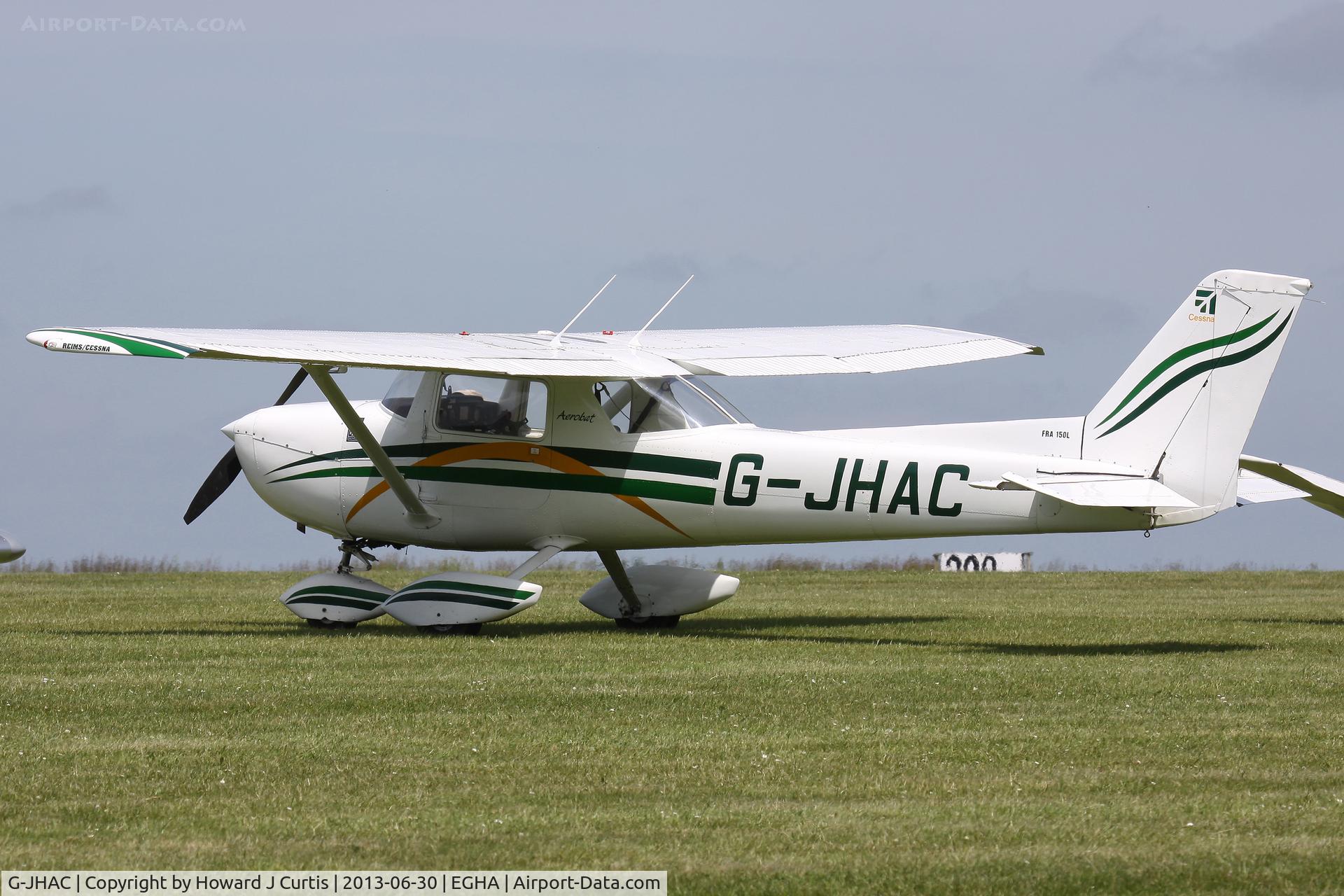 G-JHAC, 1972 Reims FRA150L Aerobat C/N 0160, Privately owned, at the Pooley's Day Fly-In.