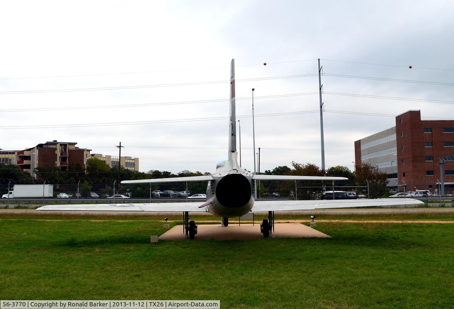56-3770, North American F-86D C/N 190-173, Camp Mabry, TX