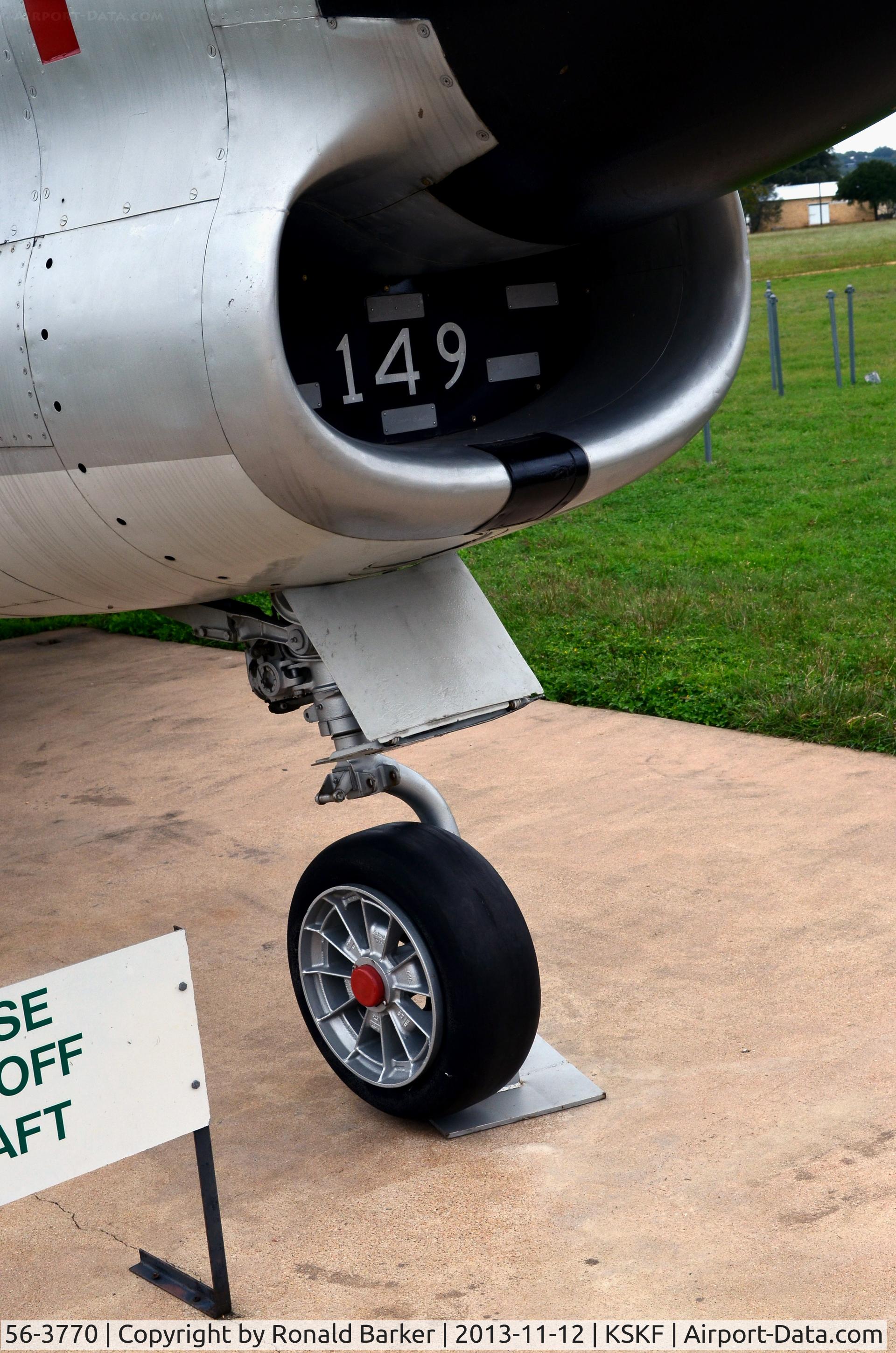 56-3770, North American F-86D C/N 190-173, Camp Mabry, TX